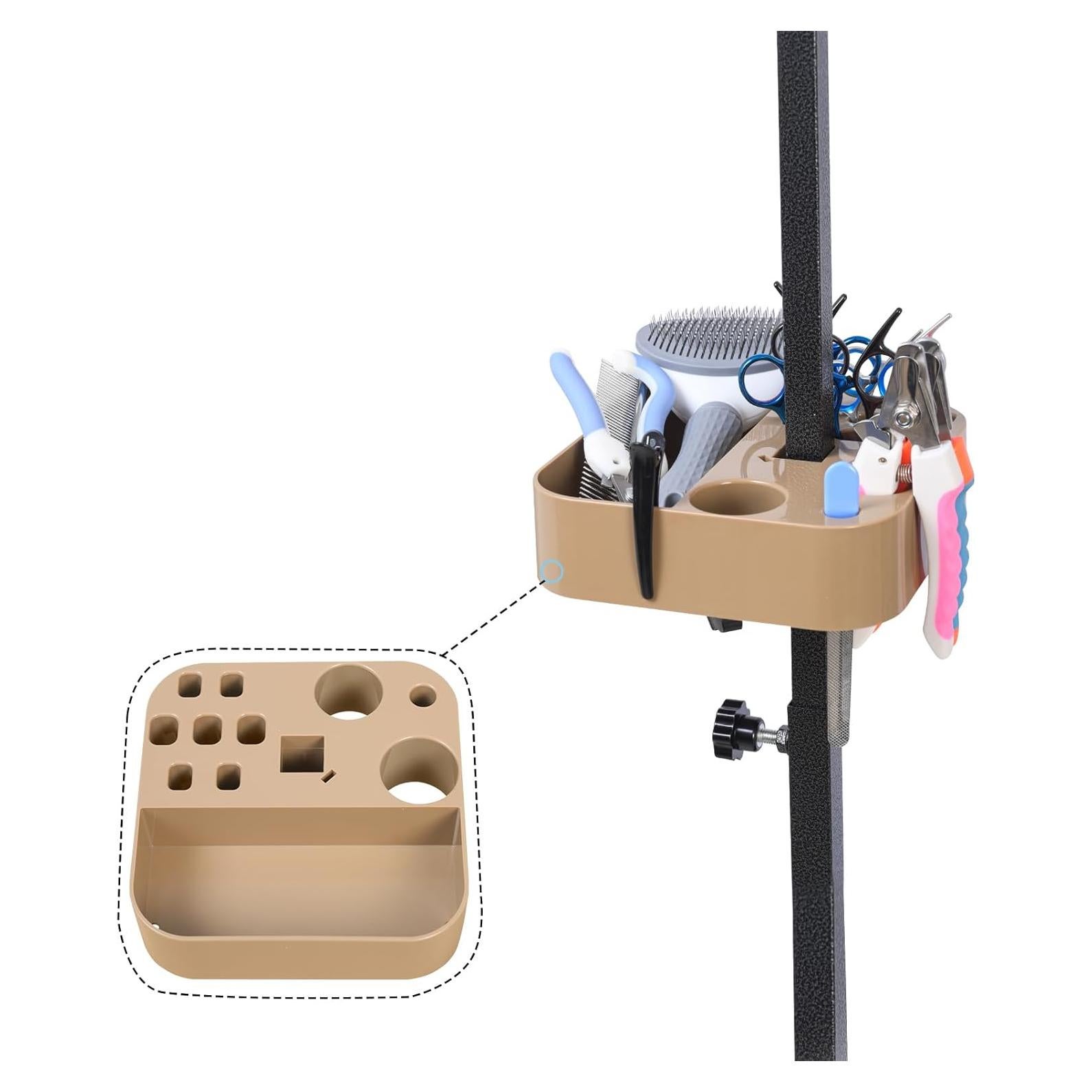 Estante de Almacenamiento Ajustable Huioqwe para Aseo de Mascotas