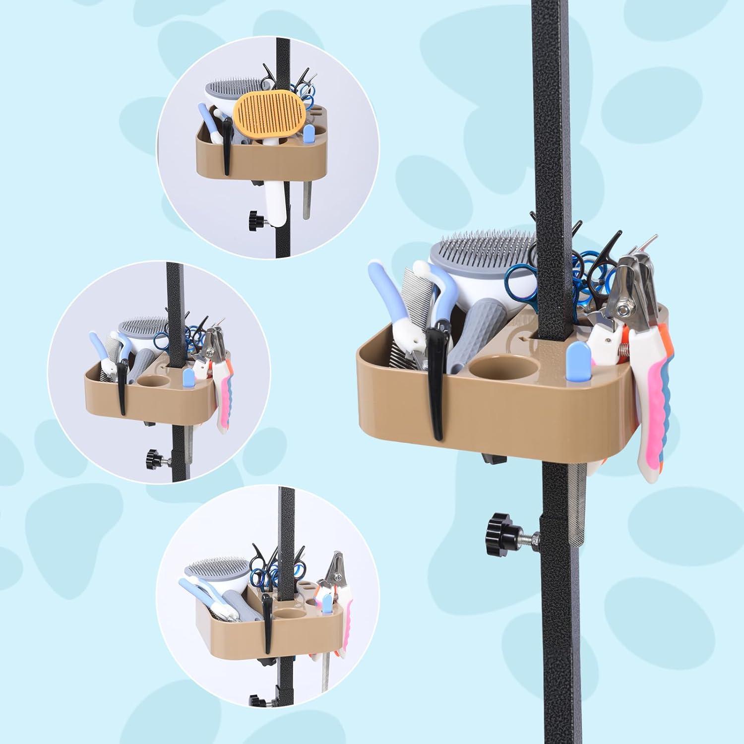 Estante de Almacenamiento Ajustable Huioqwe para Aseo de Mascotas