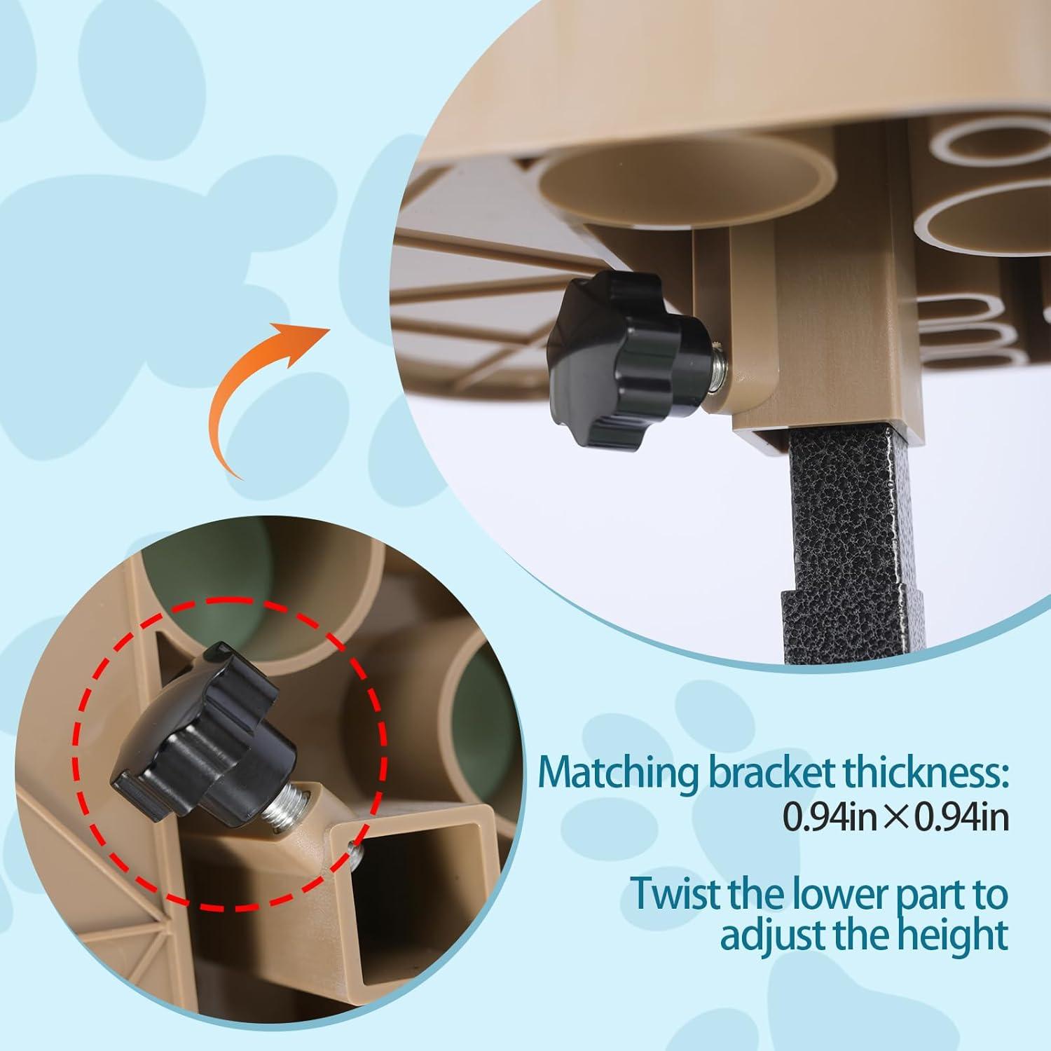 Estante de Almacenamiento Ajustable Huioqwe para Aseo de Mascotas