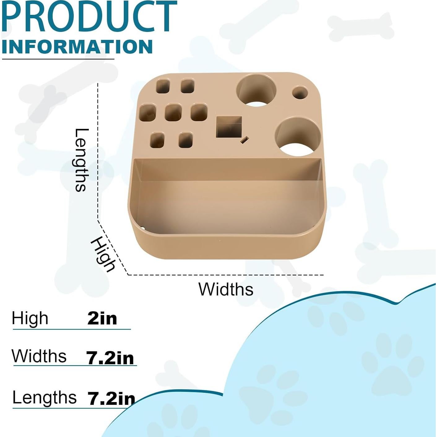 Estante de Almacenamiento Ajustable Huioqwe para Aseo de Mascotas