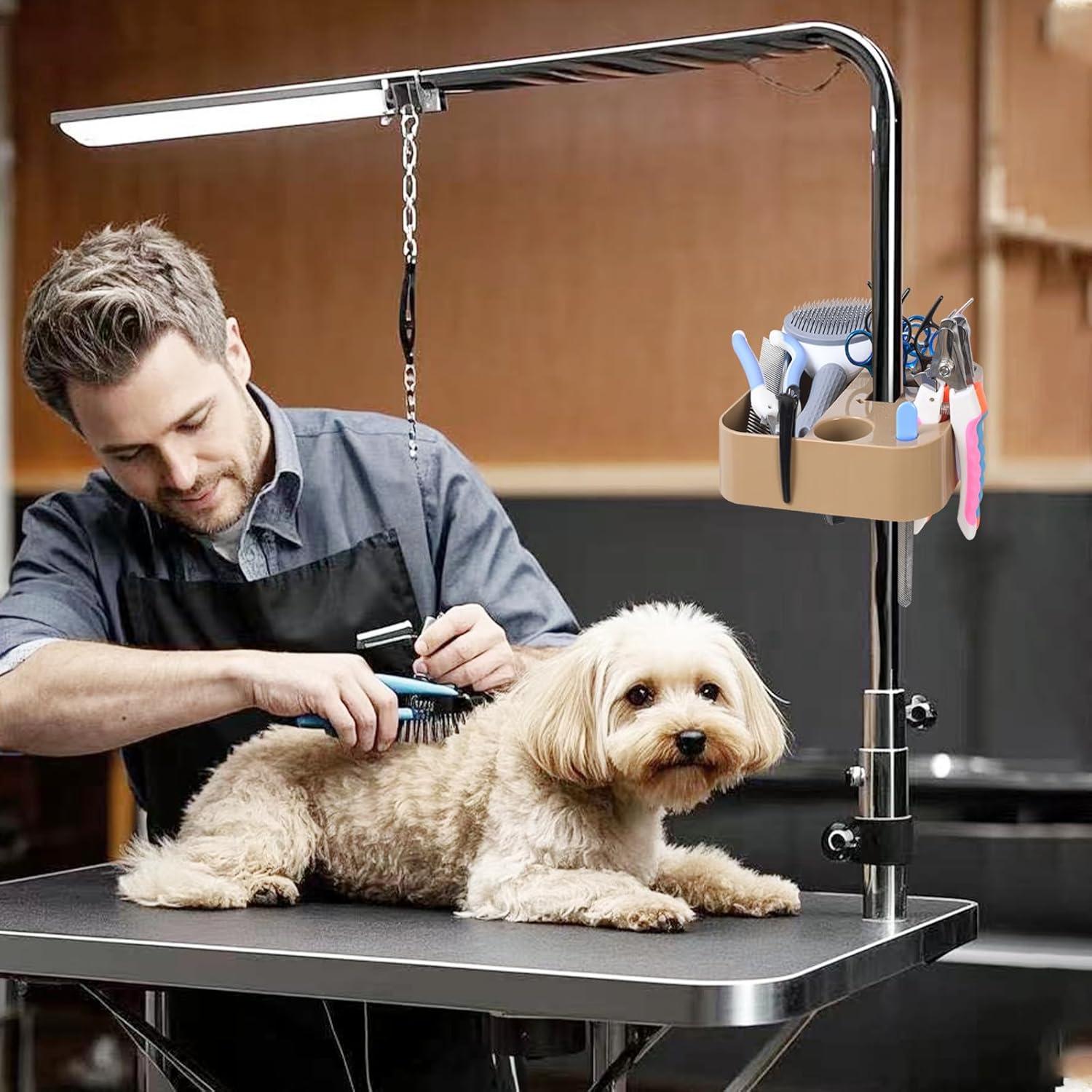 Estante de Almacenamiento Ajustable Huioqwe para Aseo de Mascotas