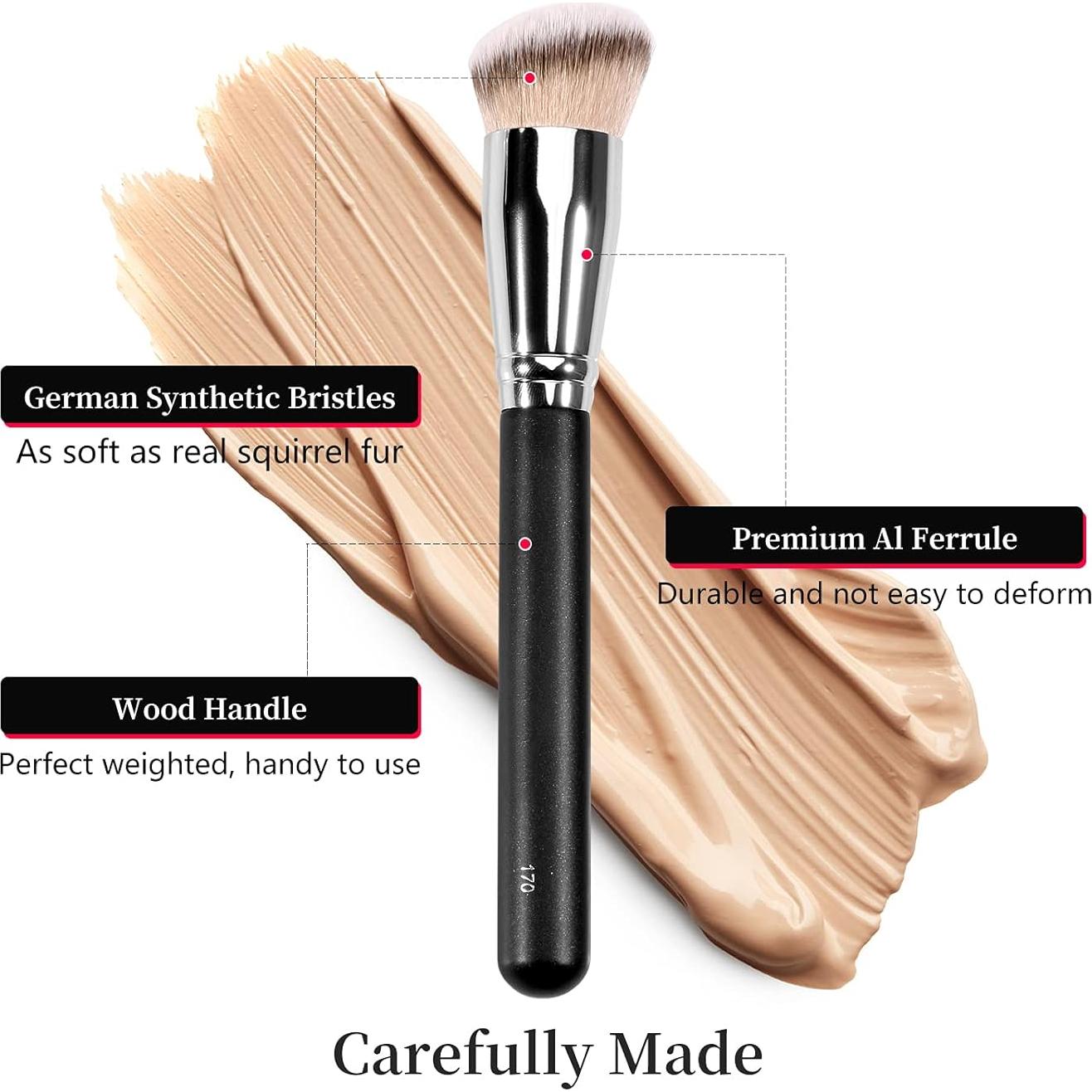 Set de Brochas de Maquillaje Kugge - 2PCS Base y Corrector