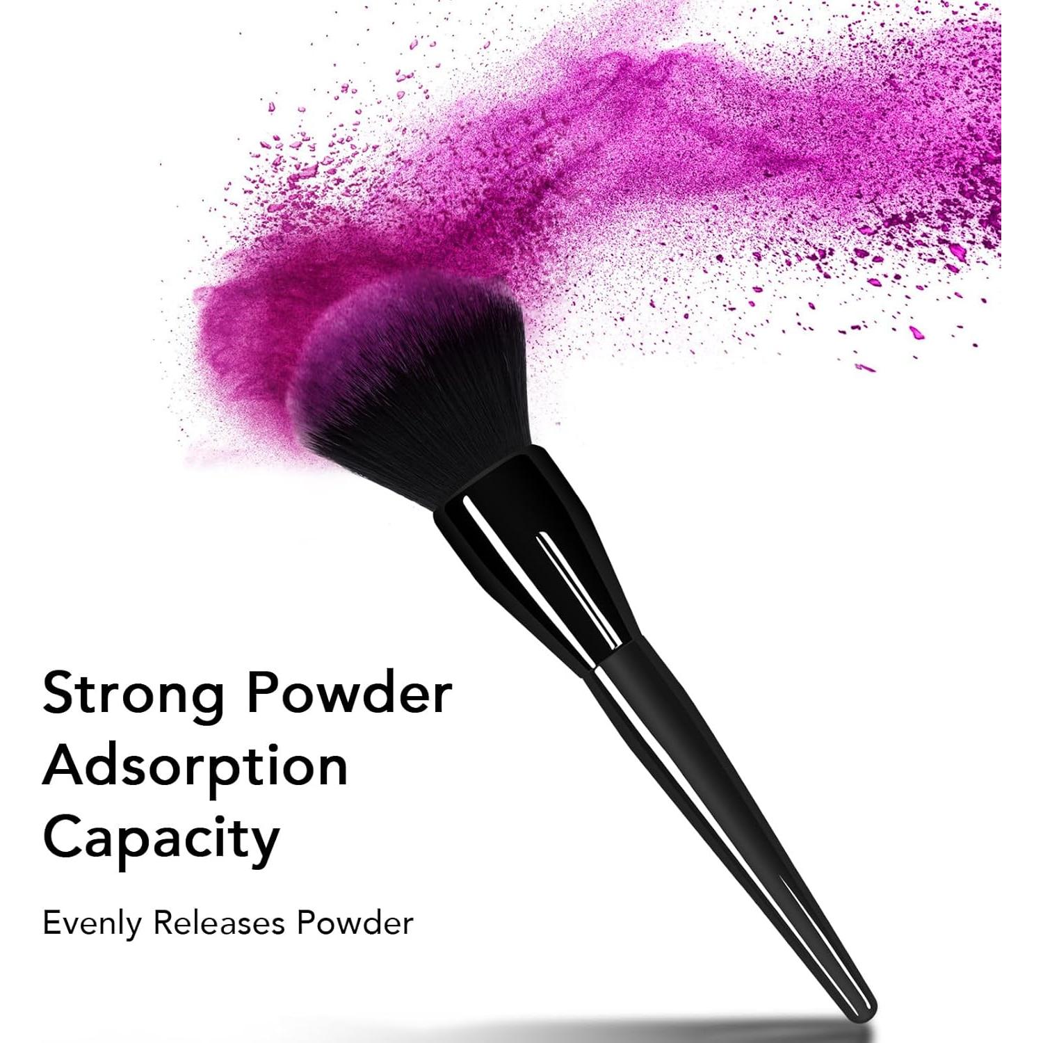 Brocha de Polvo Grande DPOLLA - Maquillaje Profesional Vegana