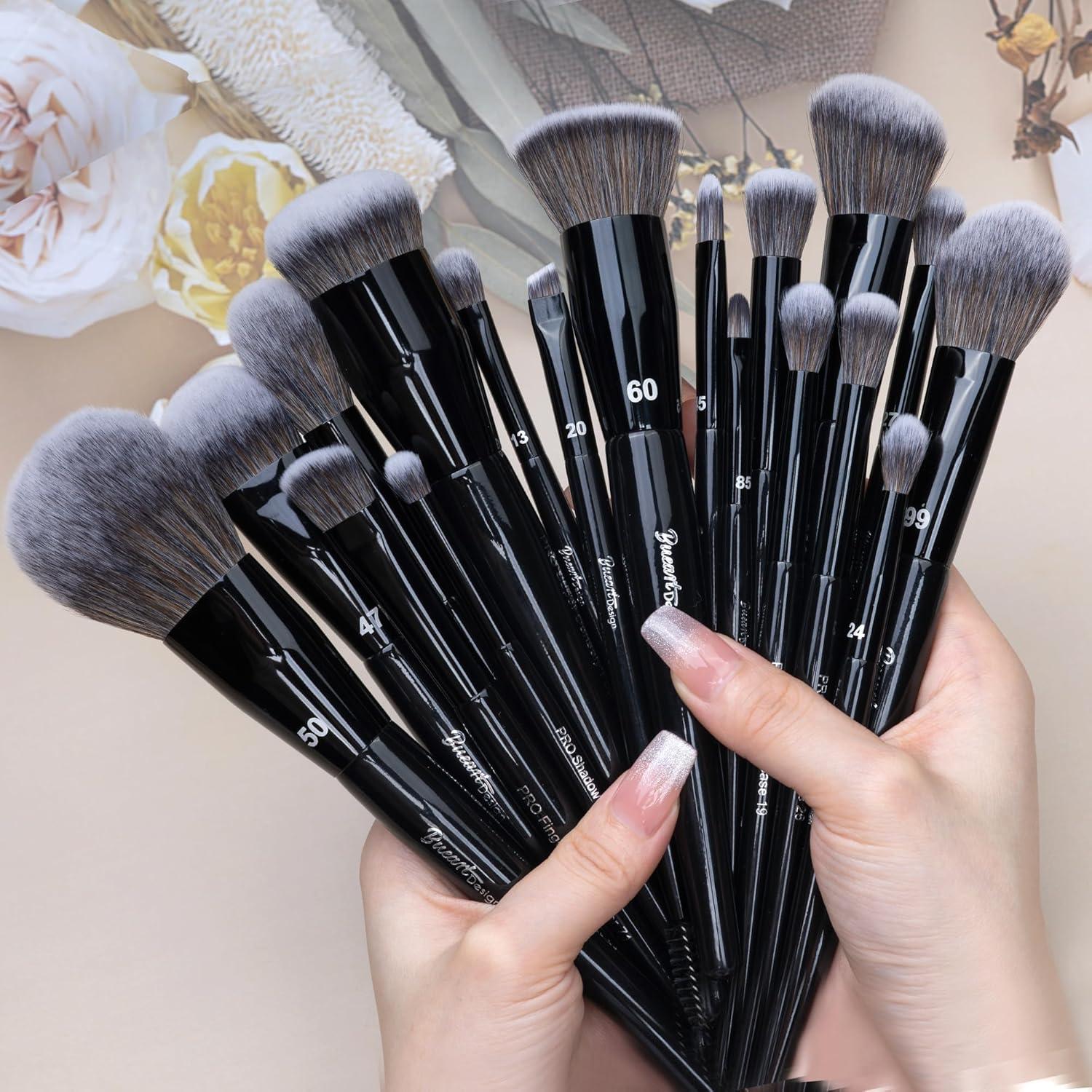 Set de 19 Pinceles de Maquillaje Profesional Bueart Diseño Vegano