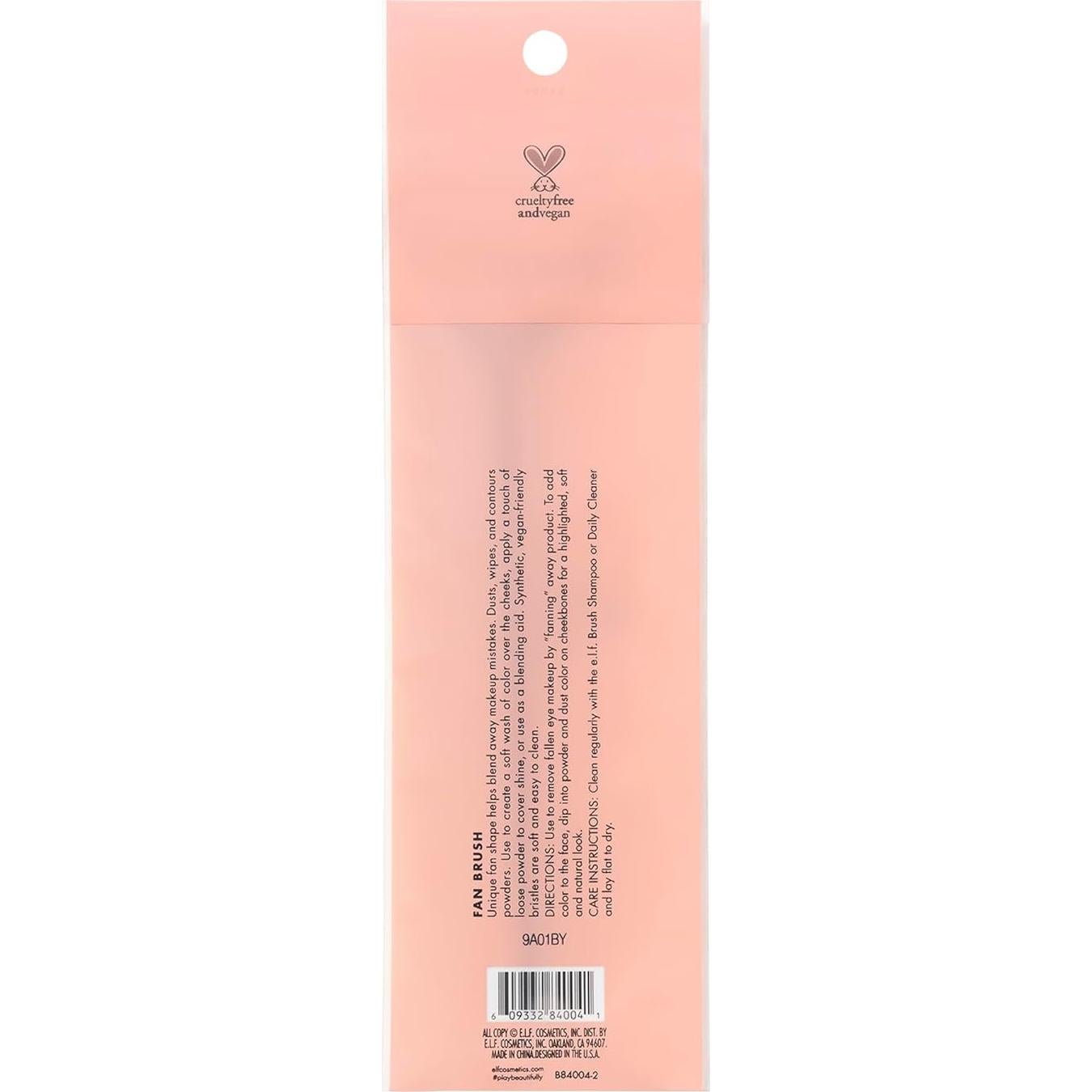 Brocha de Maquillaje en Forma de Abanico e.l.f. 50.8 cm Vegana