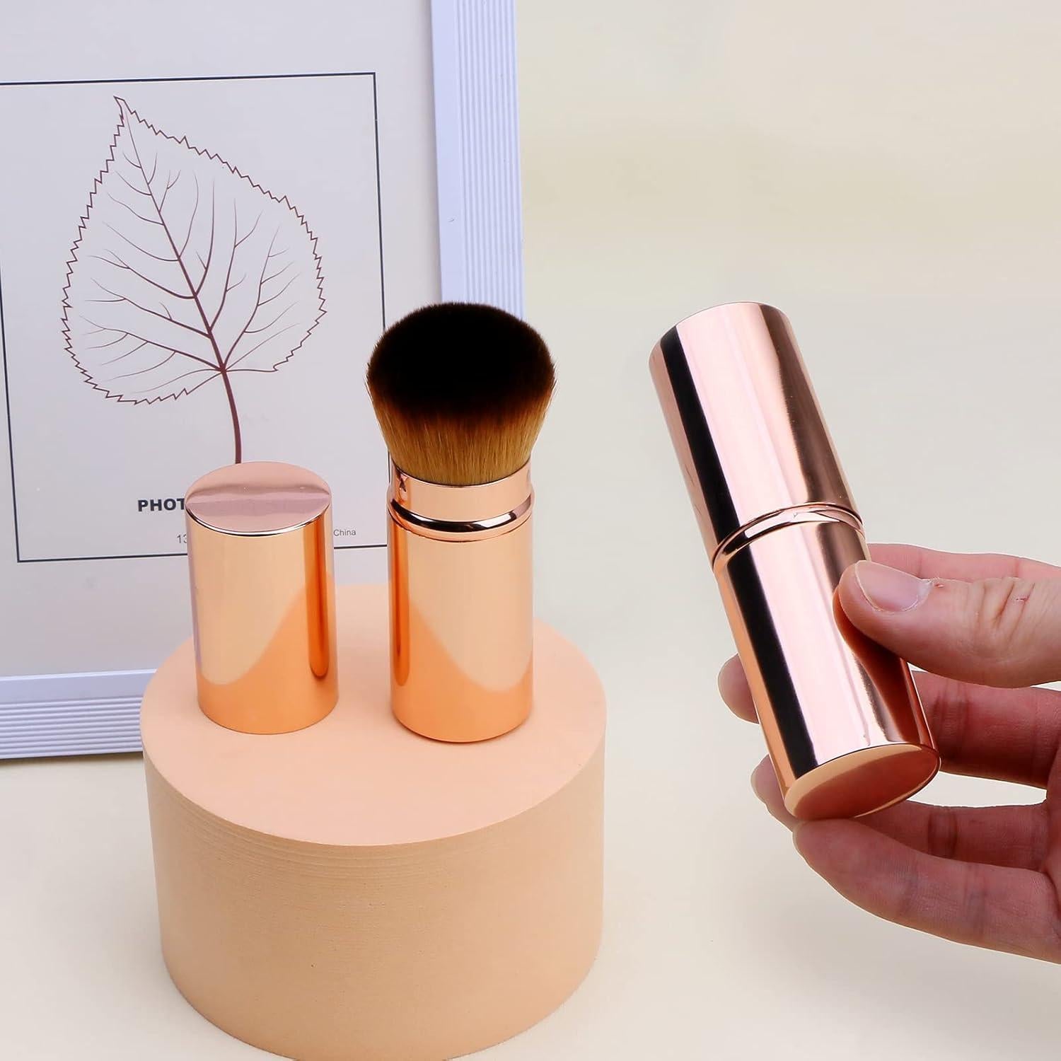 Brocha de Maquillaje Retráctil UNIMEIX Kabuki para Protector Solar