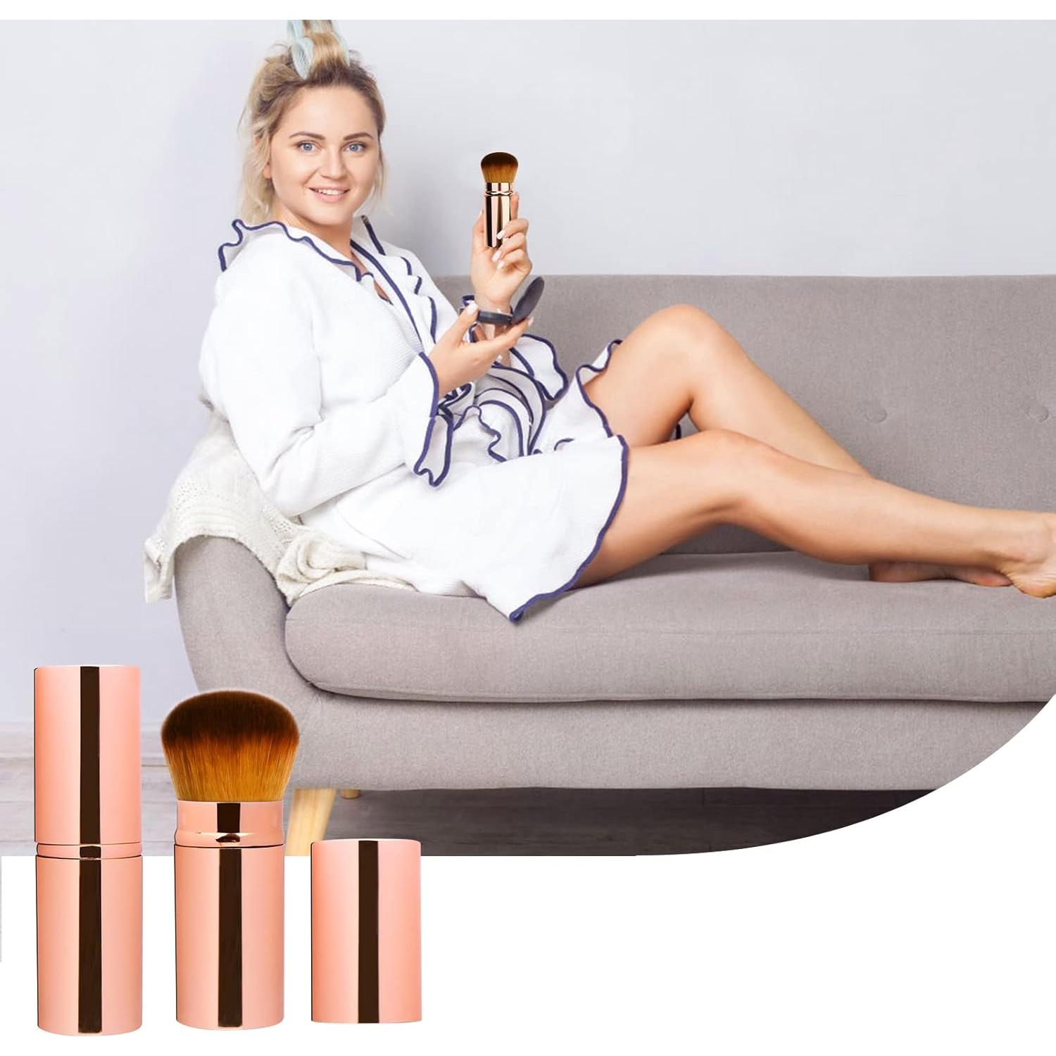 Brocha de Maquillaje Retráctil UNIMEIX Kabuki para Protector Solar