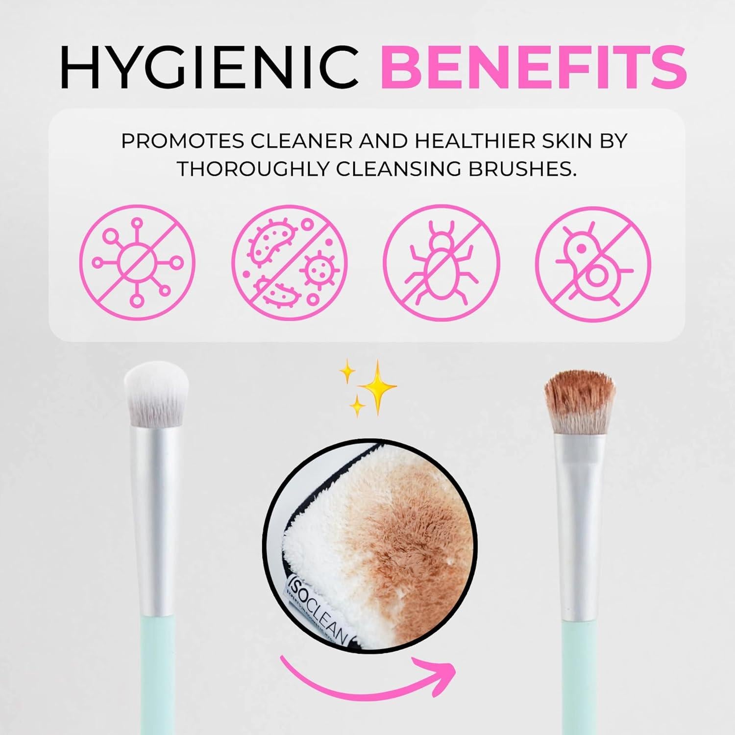 Limpiador de Brochas ISOCLEAN 177 ml - Vegano y Sin Enjuague