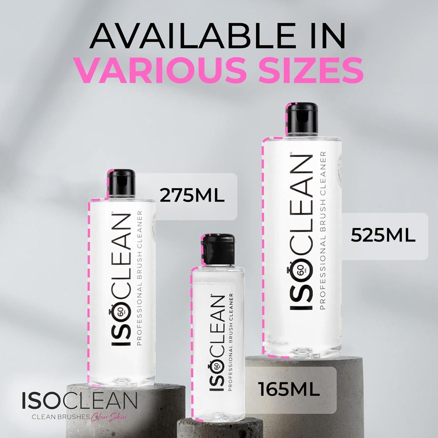 Limpiador de Brochas ISOCLEAN 177 ml - Vegano y Sin Enjuague