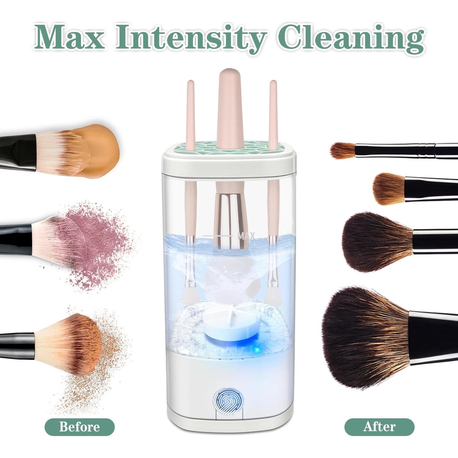 Limpiador de Brochas Beauty Swirl Eléctrico USB Blanco