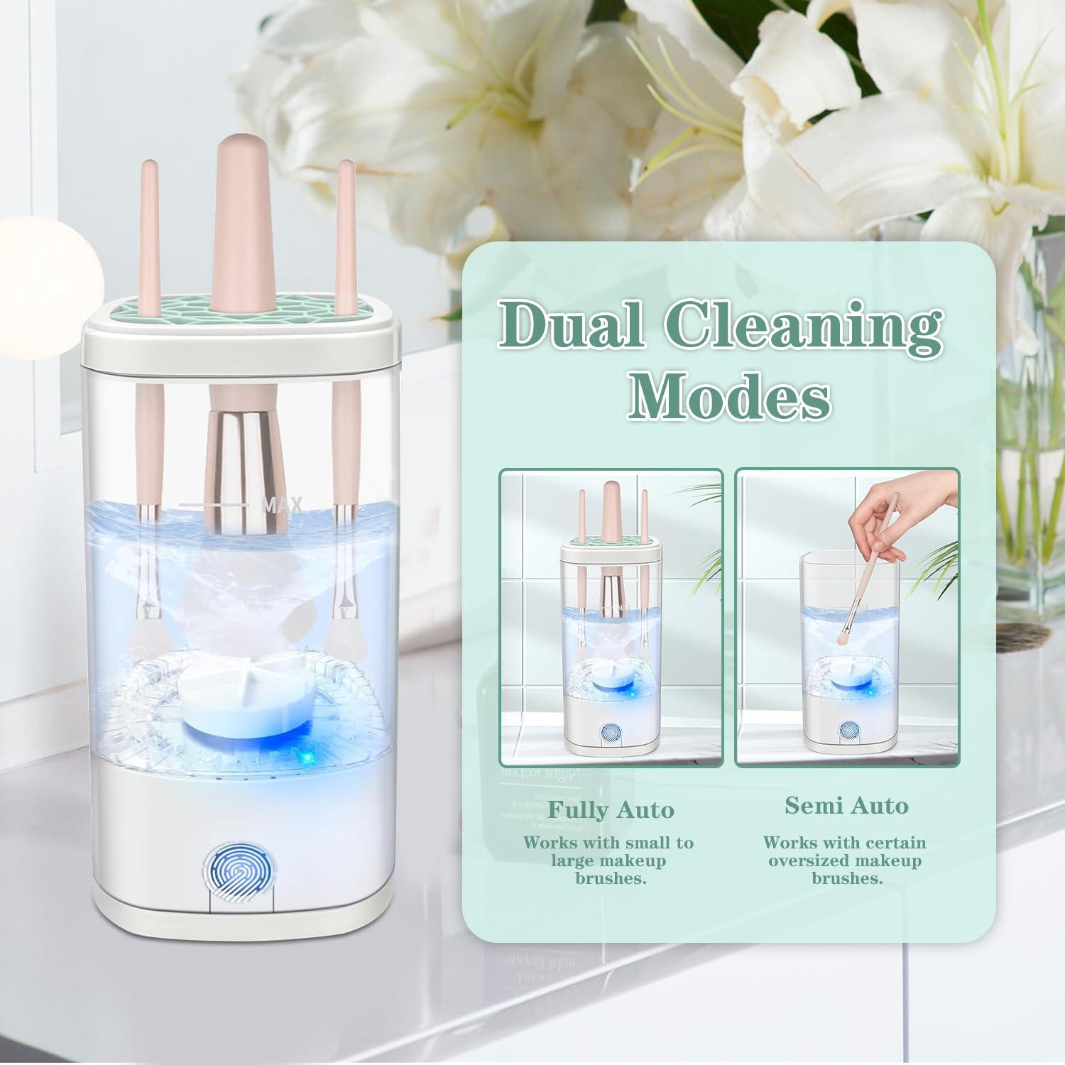 Limpiador de Brochas Beauty Swirl Eléctrico USB Blanco