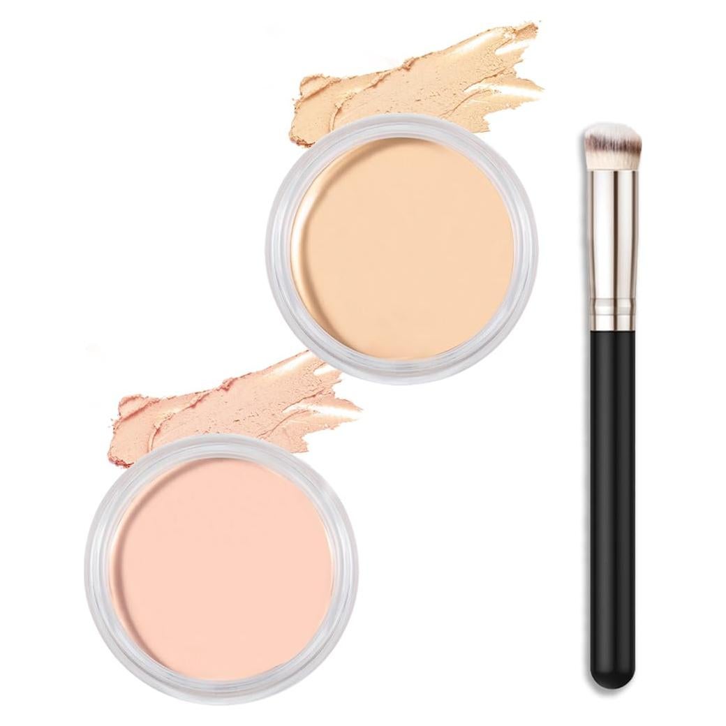 Corrector de Ojeras Kaely 2Pcs - Cobertura Completa, Impermeable