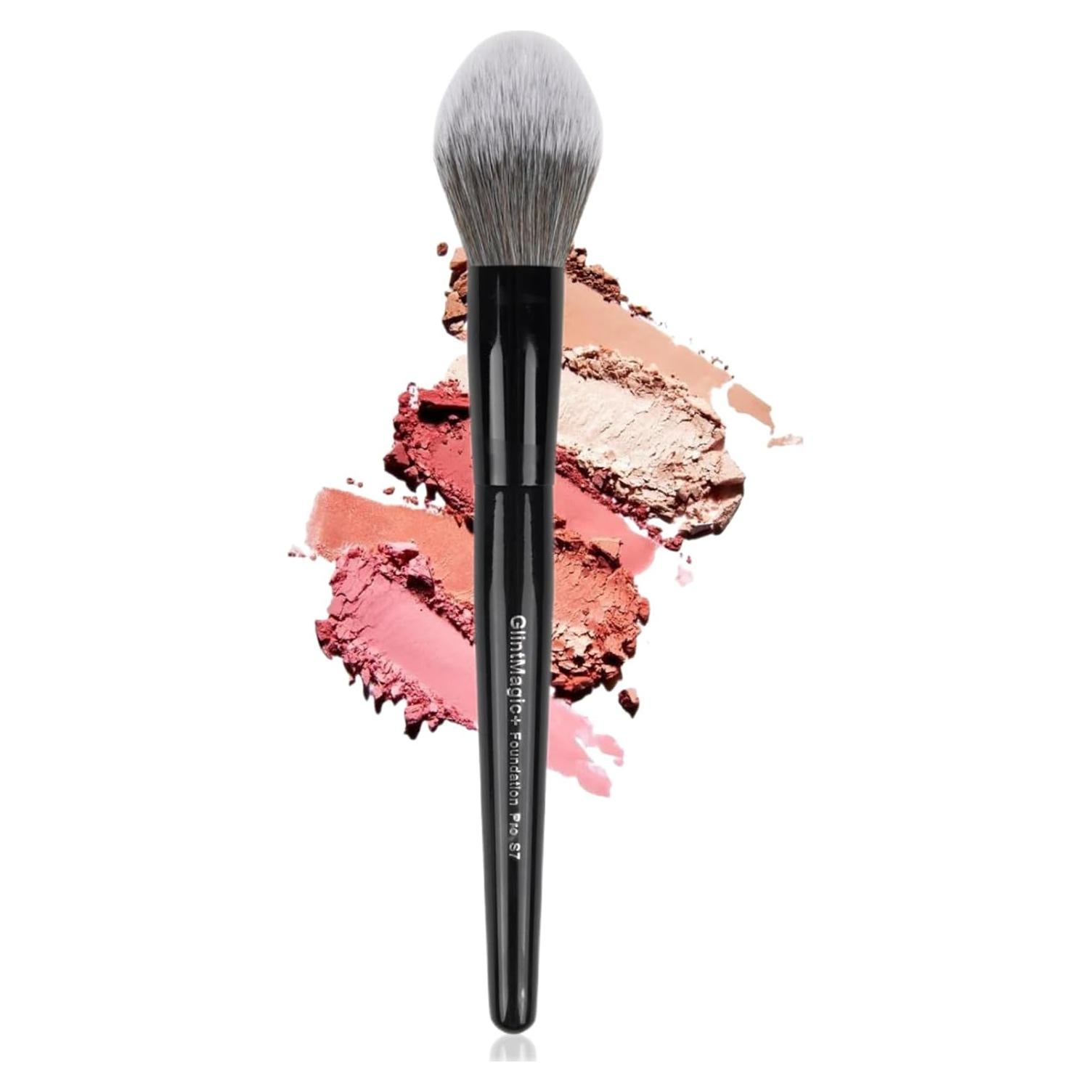 Brocha de Polvo Profesional Glintmagic+ Tapered 20cm Cerdas Suaves