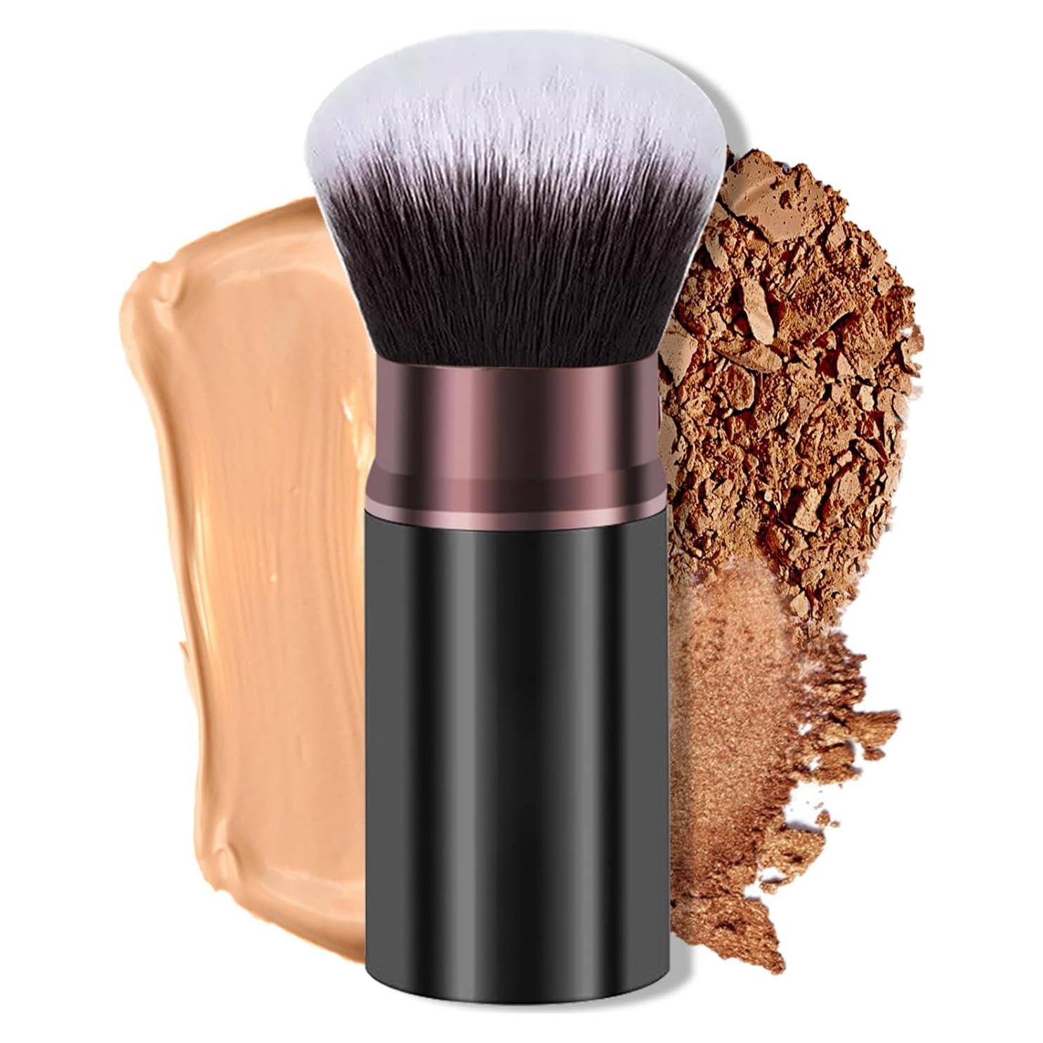 Brocha de Maquillaje Retráctil Kabuki Keriloo - Viaje, 10.39cm