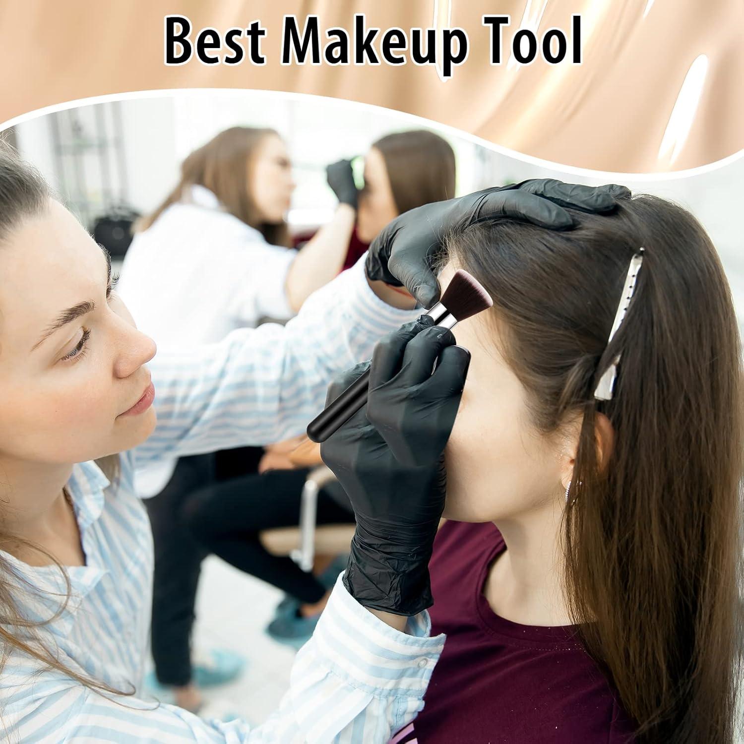 Conjunto de 10 Pinceles de Maquillaje Tanlade - Negro