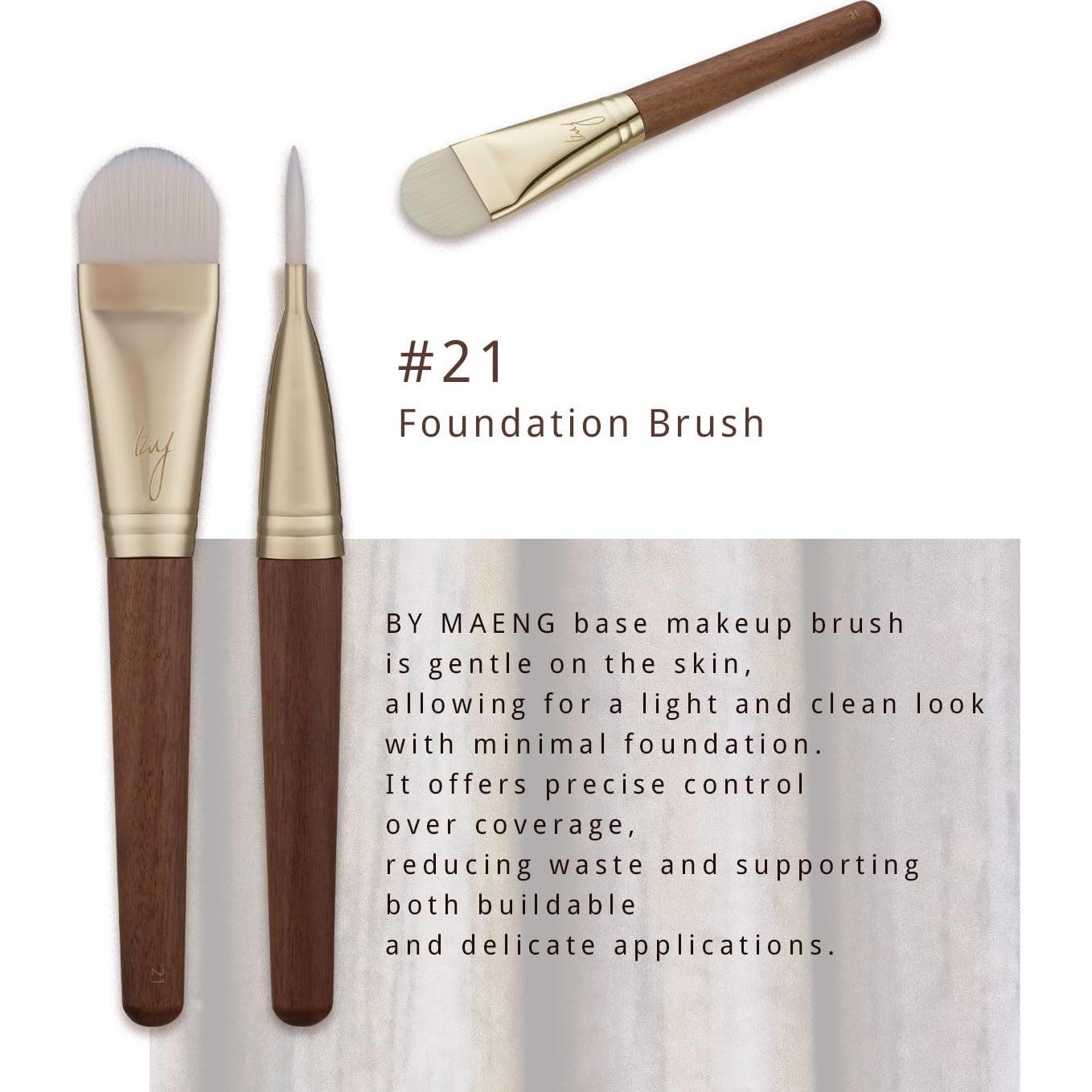 Brocha para Base SOO ADOR POR MAENG #21 - Suave y Ergonómica