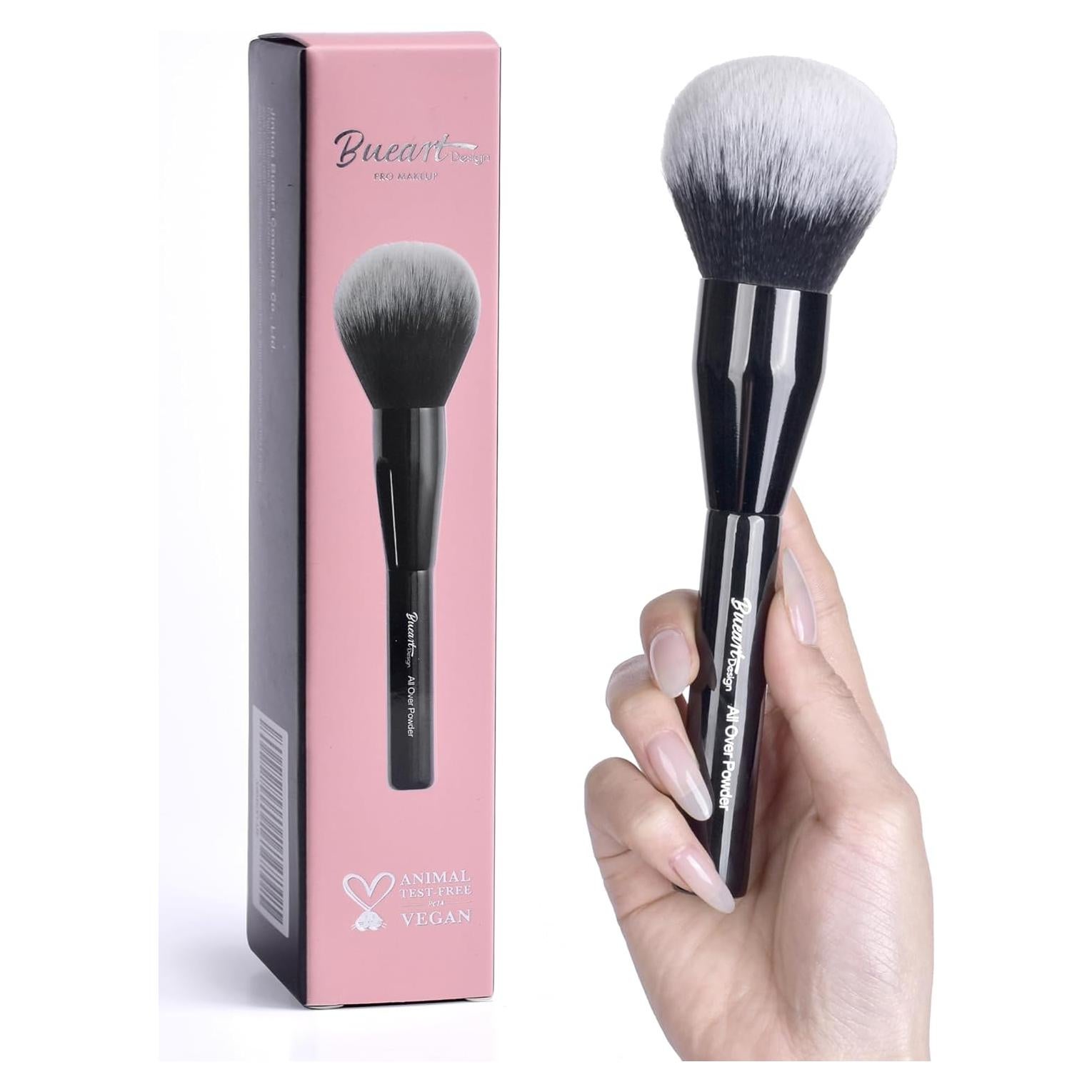 Brocha de Polvo Extra Grande Bueart Design Vegana 20cm