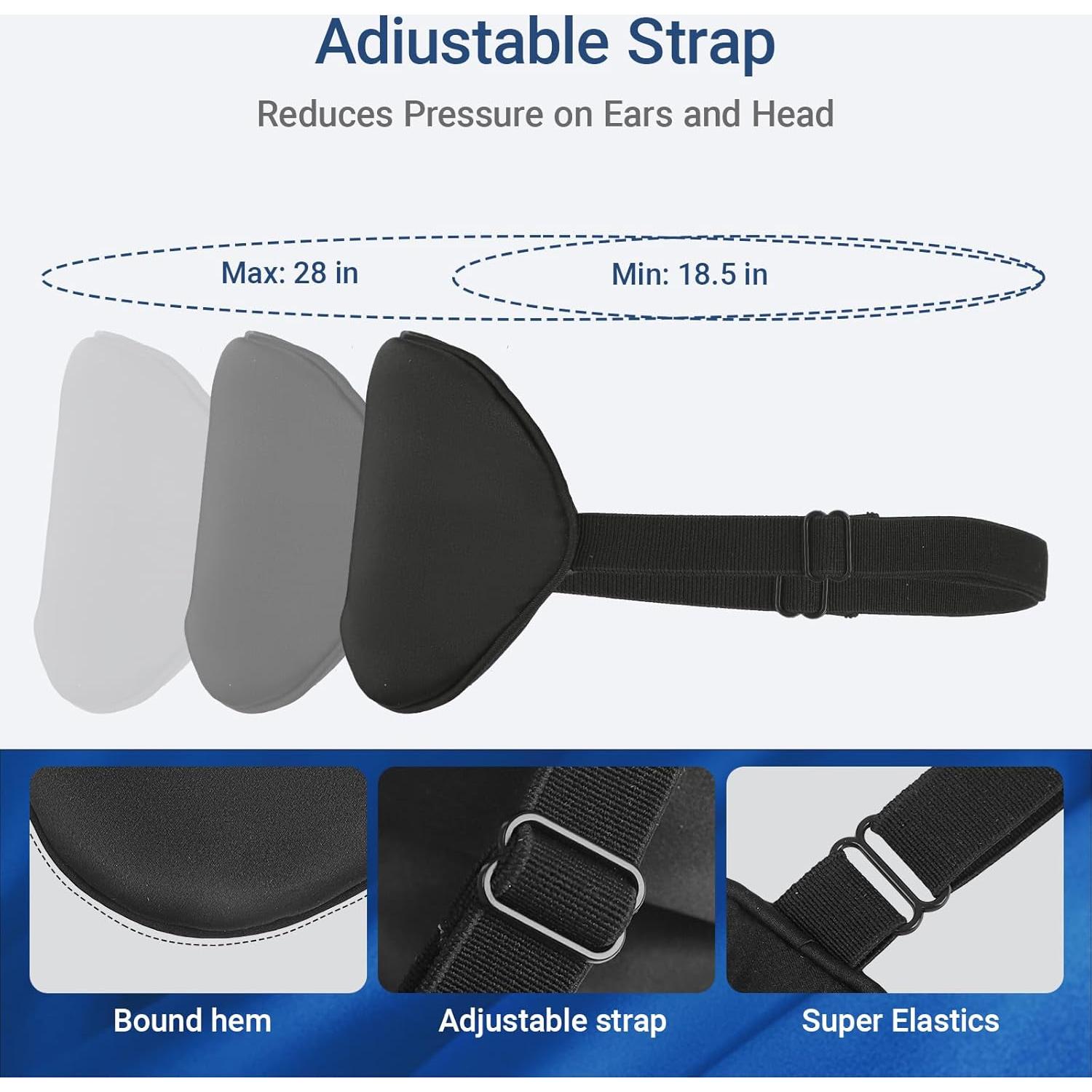 Máscara de Sueño 100% Seda de Morera SEAGEBEL - Ajustable