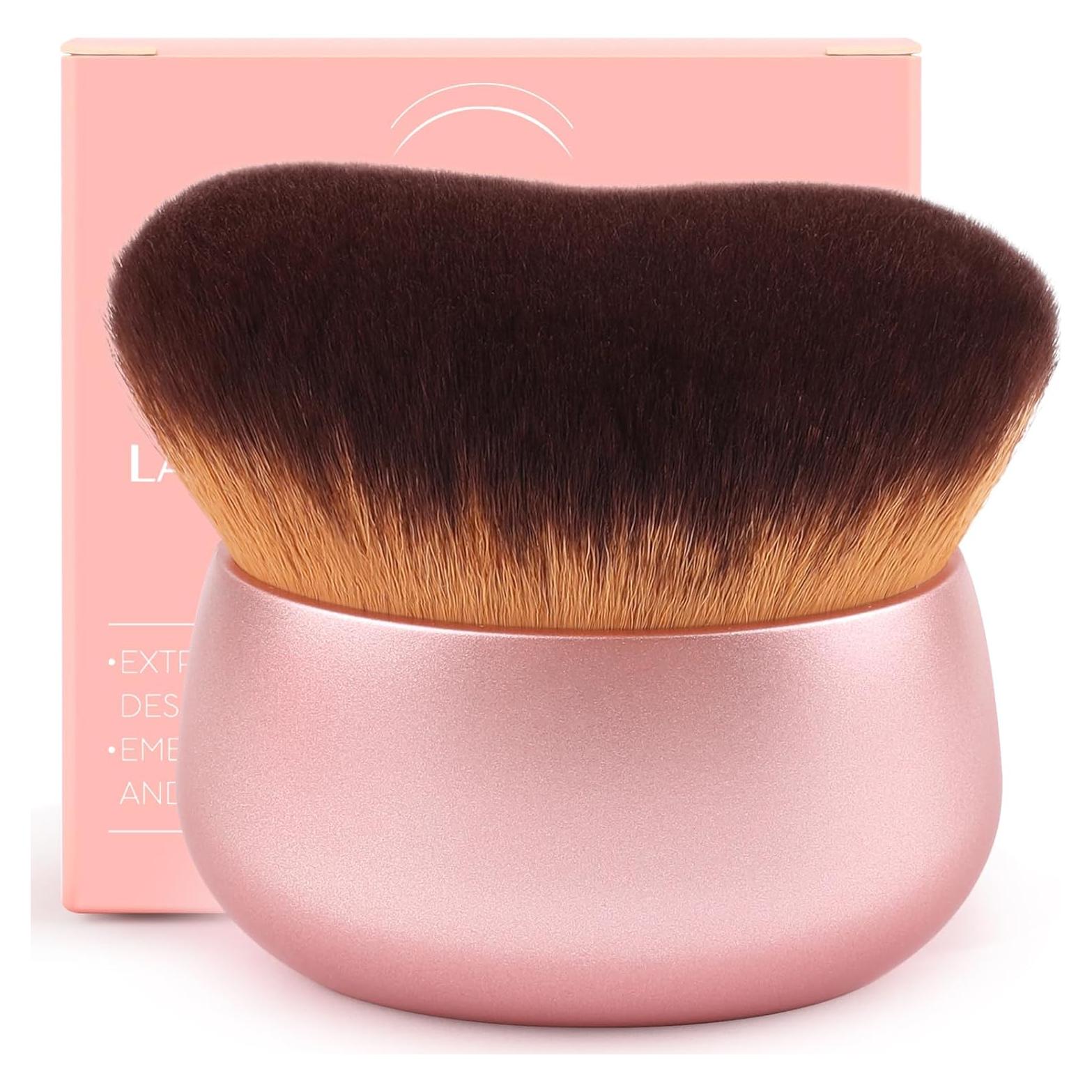 Brocha Kabuki Auto Bronceador GloréBrochas 75mm Cerdas Veganas