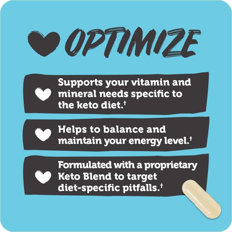 Multivitamina Keto Vitamin Bounty Tune Your Keto - 90 Cápsulas
