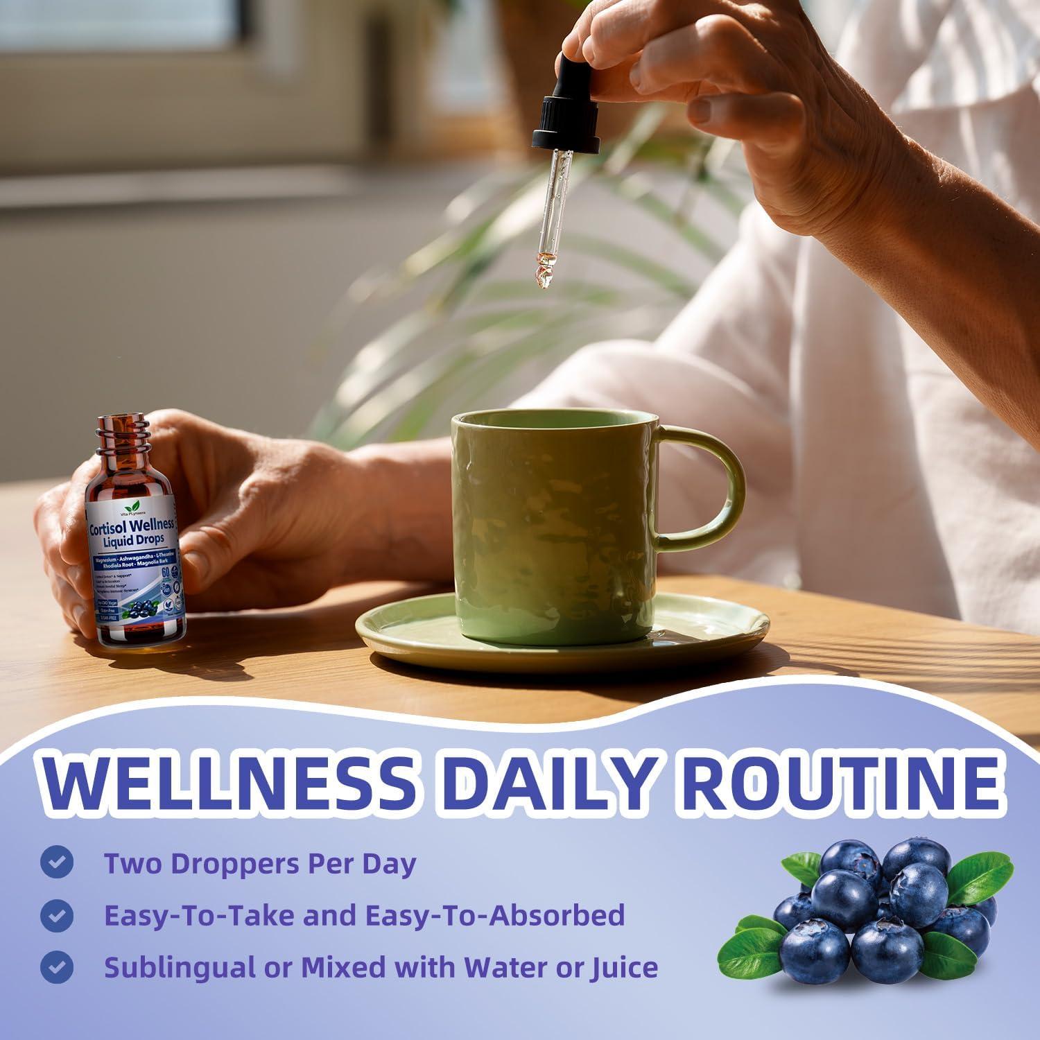 Suplemento Líquido de Cortisol Vita PLynxera 60ml x2 - Equilibrio Hormonal