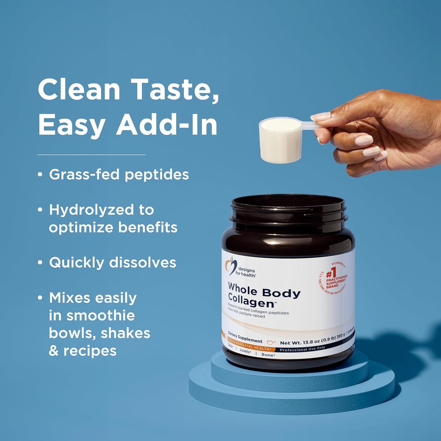 Polvo de Colágeno Hidrolizado Designs for Health - 30 Porciones