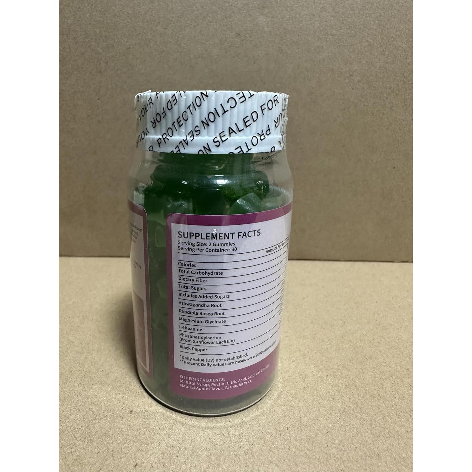 Gomitas de Cortisol Wanish para Mujeres - 120 Unidades Veganas