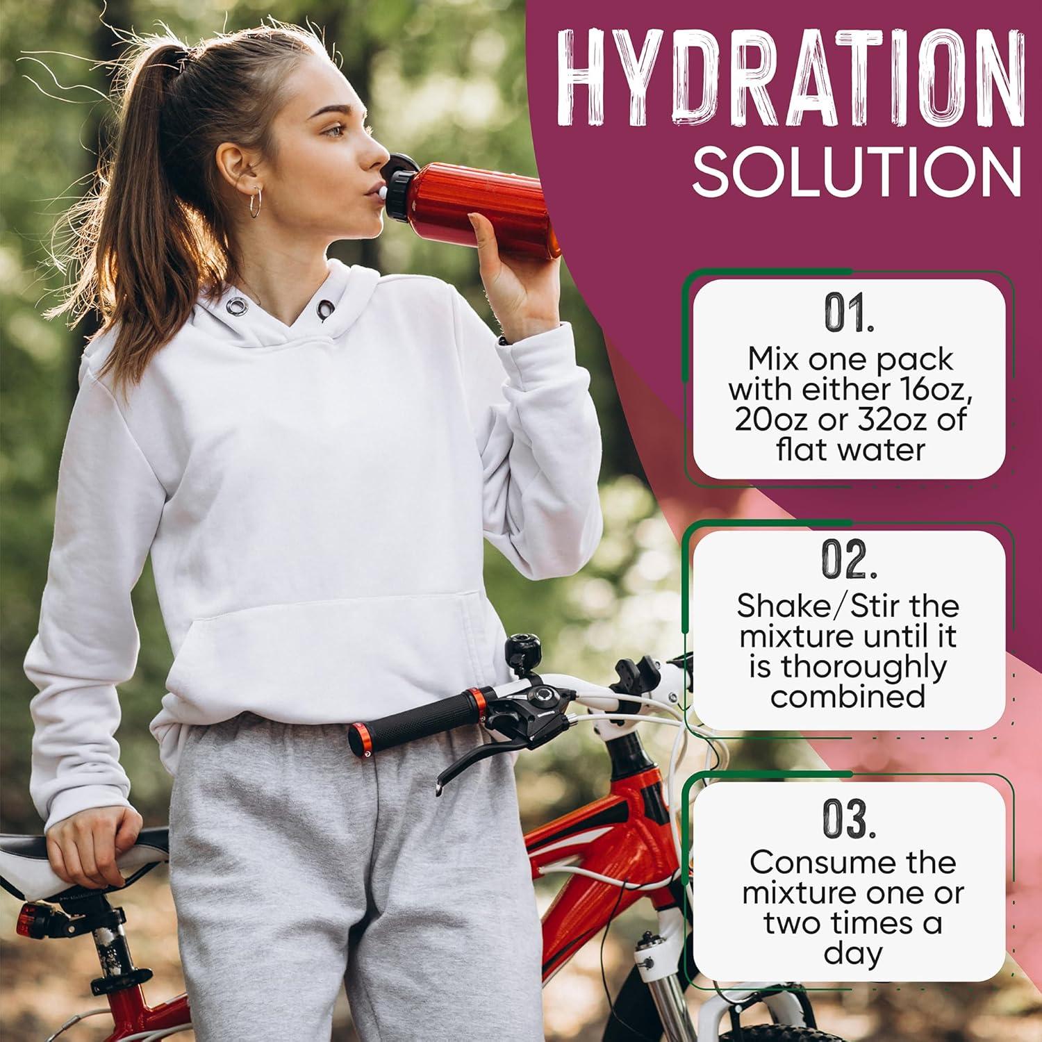 Polvo de Electrolitos Plus Uva 550g - Sin Azúcar, Keto, 100 Porciones