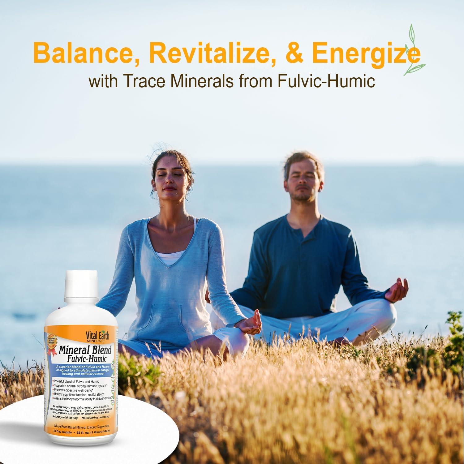 Vital Earth Minerals Detox 32 Oz - Multivitaminas Líquidas y Minerales