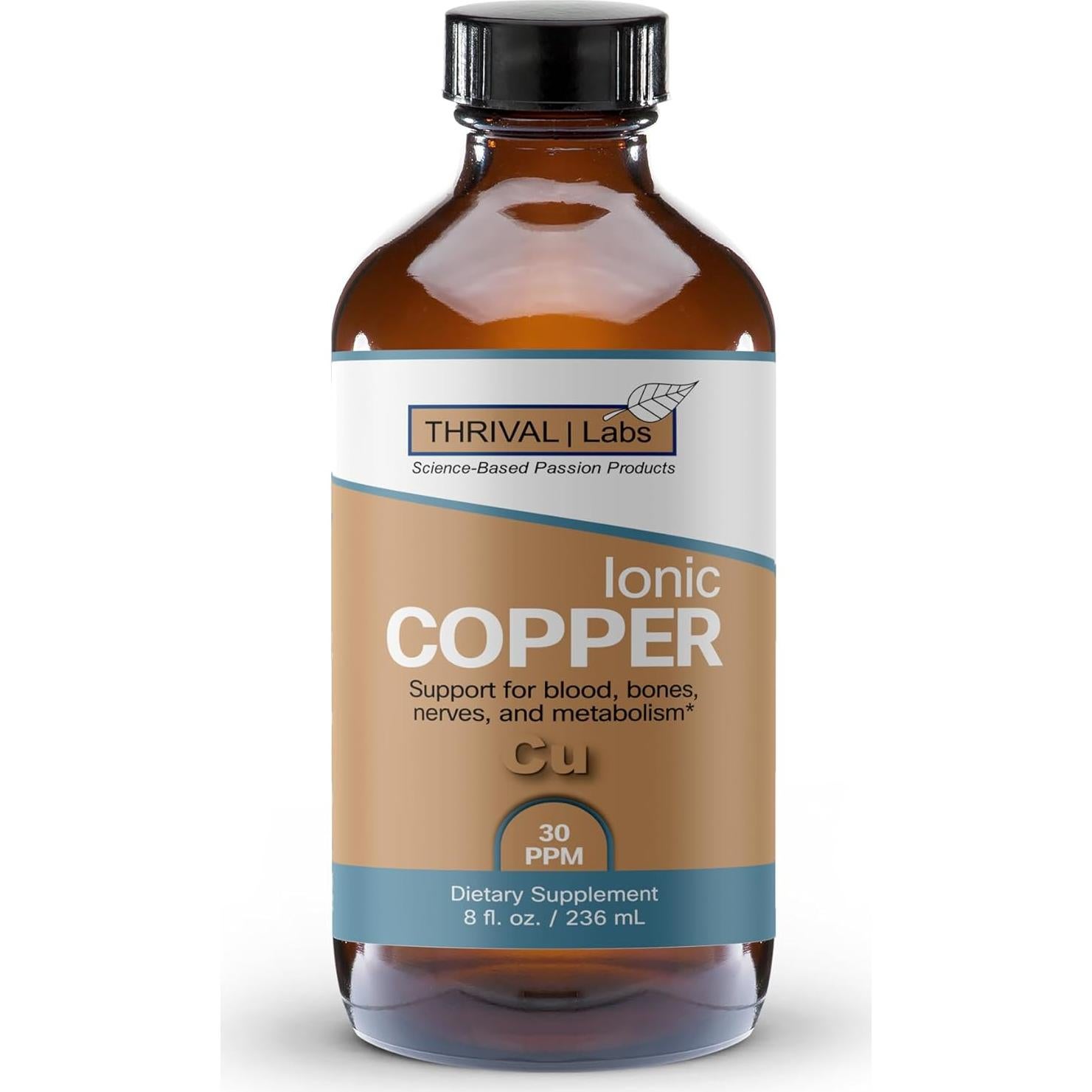 Cobre Coloidal Iónico 240 ml - Thrival Labs - Salud y Energía