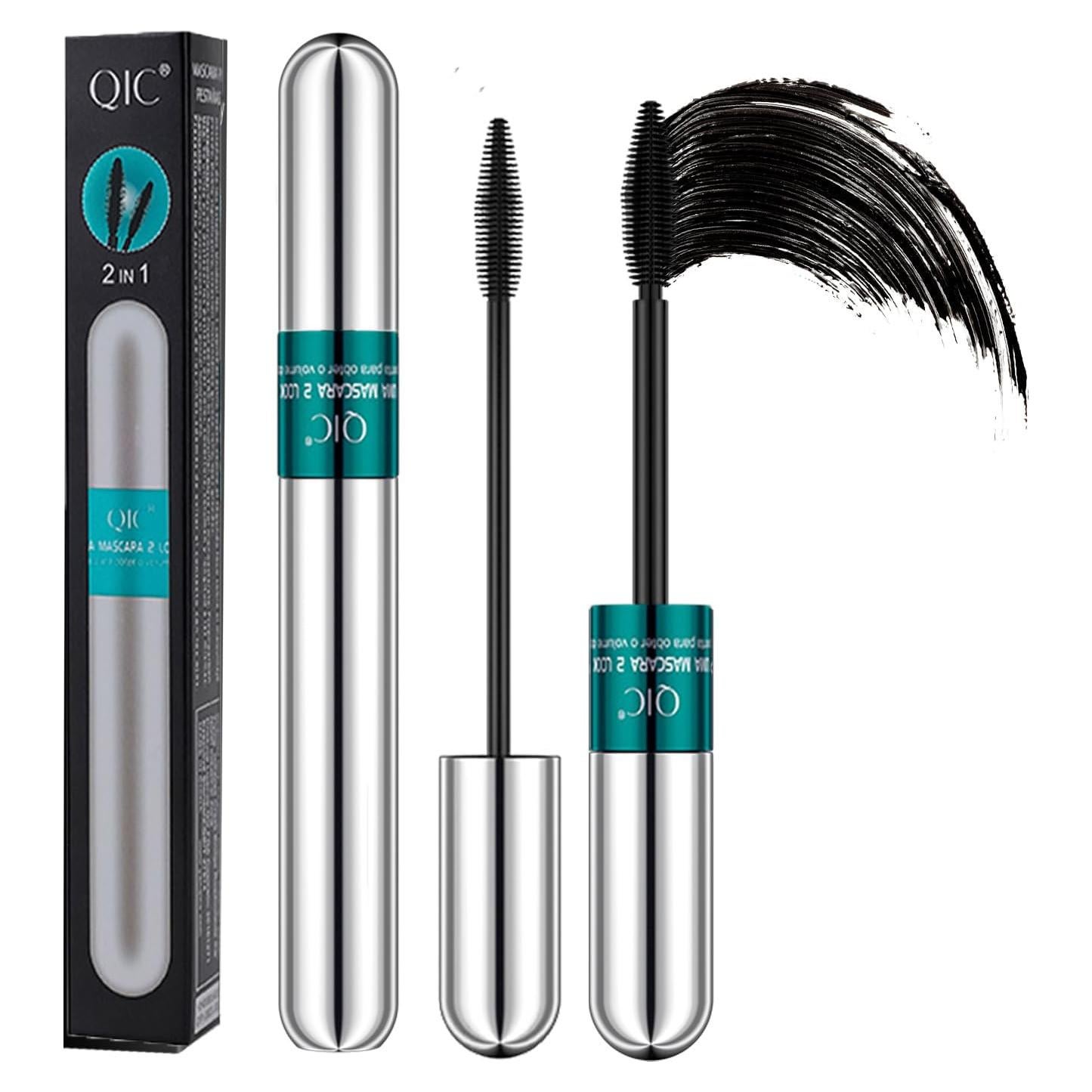 Máscara 2 en 1 NaSeny Negra Impermeable Volumen y Longitud