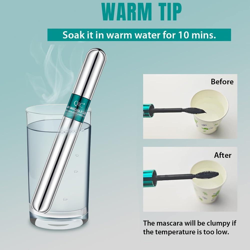 Máscara 2 en 1 NaSeny Negra Impermeable Volumen y Longitud