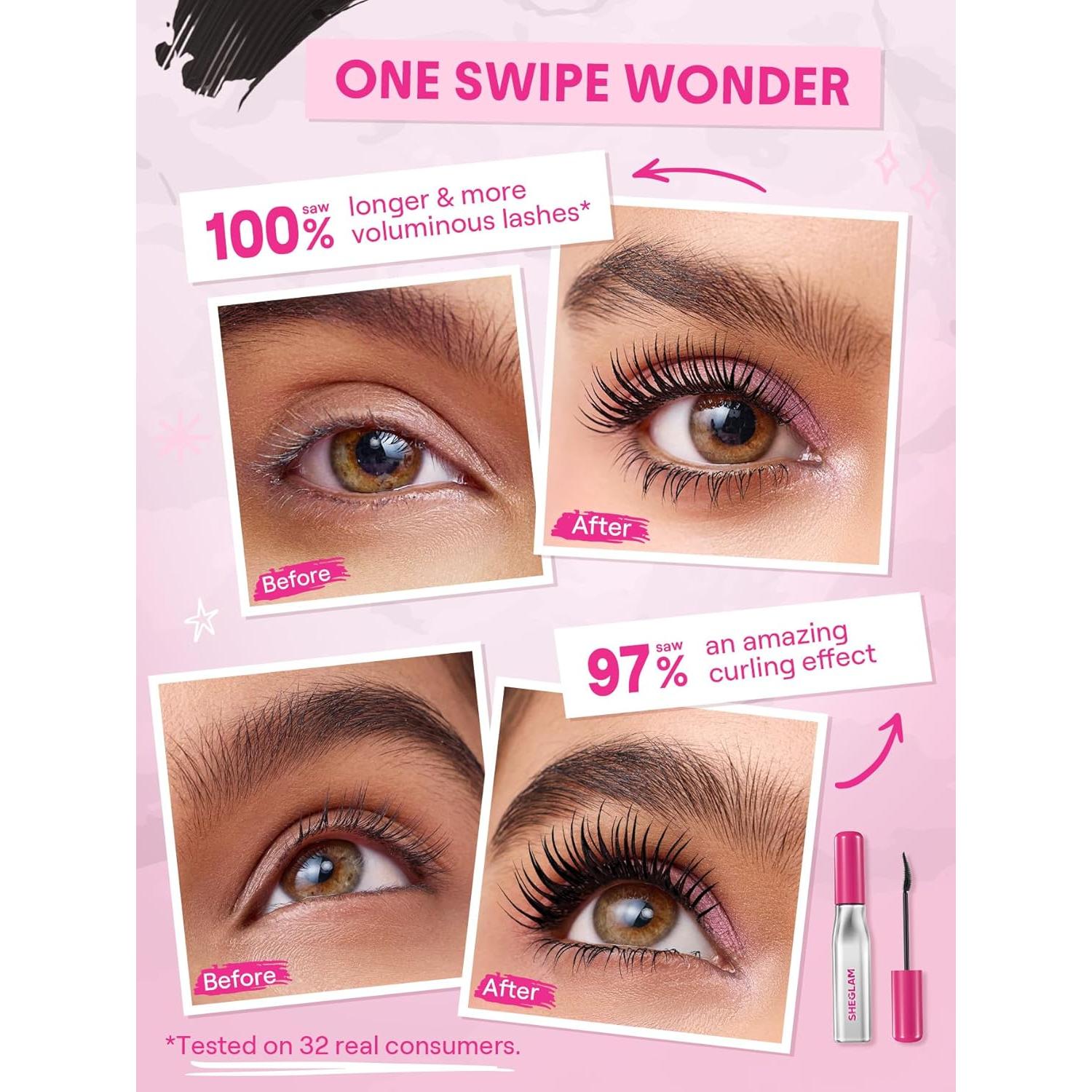 Máscara Voluminizadora SHEGLAM Up & Out Resistente al Agua