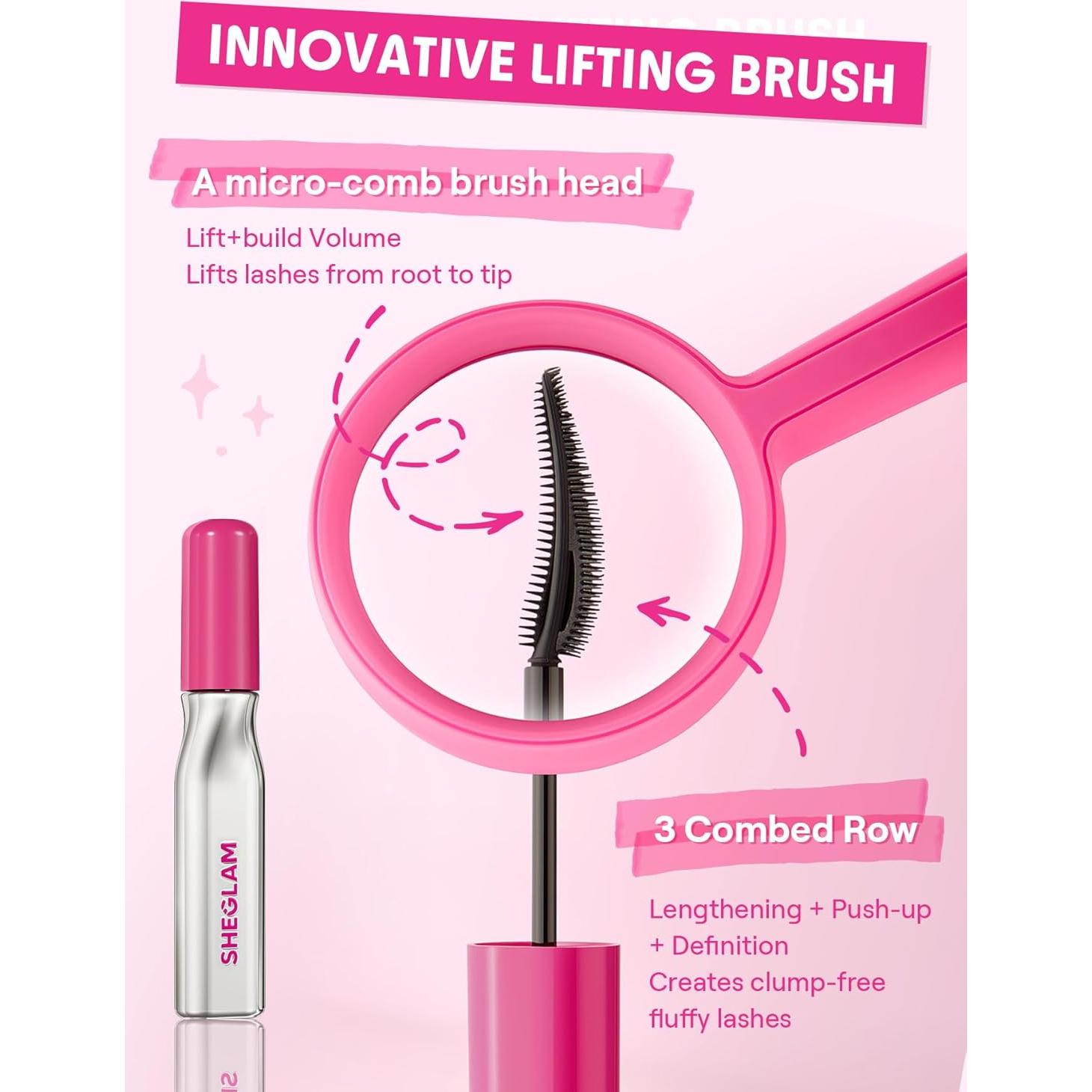 Máscara Voluminizadora SHEGLAM Up & Out Resistente al Agua