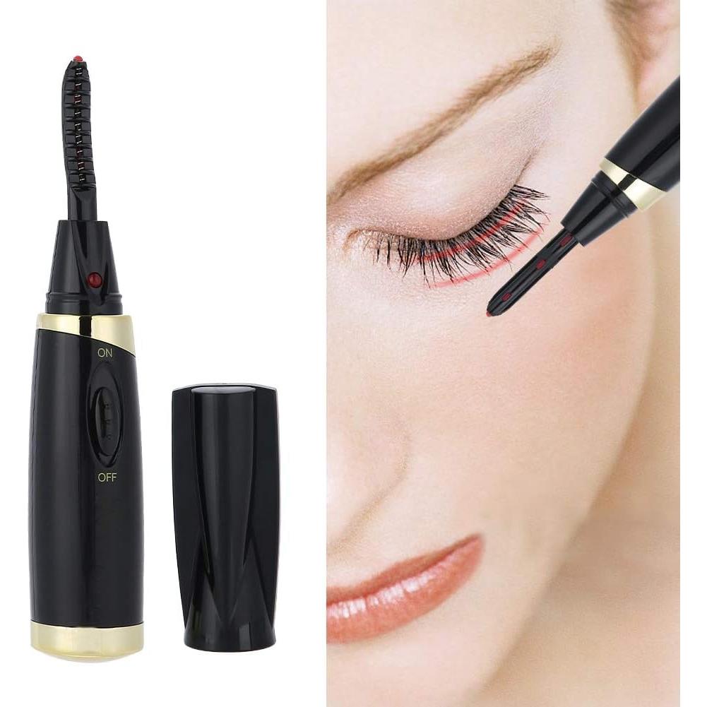 Rizador de Pestañas Eléctrico TMISHION Mini Portátil Negro