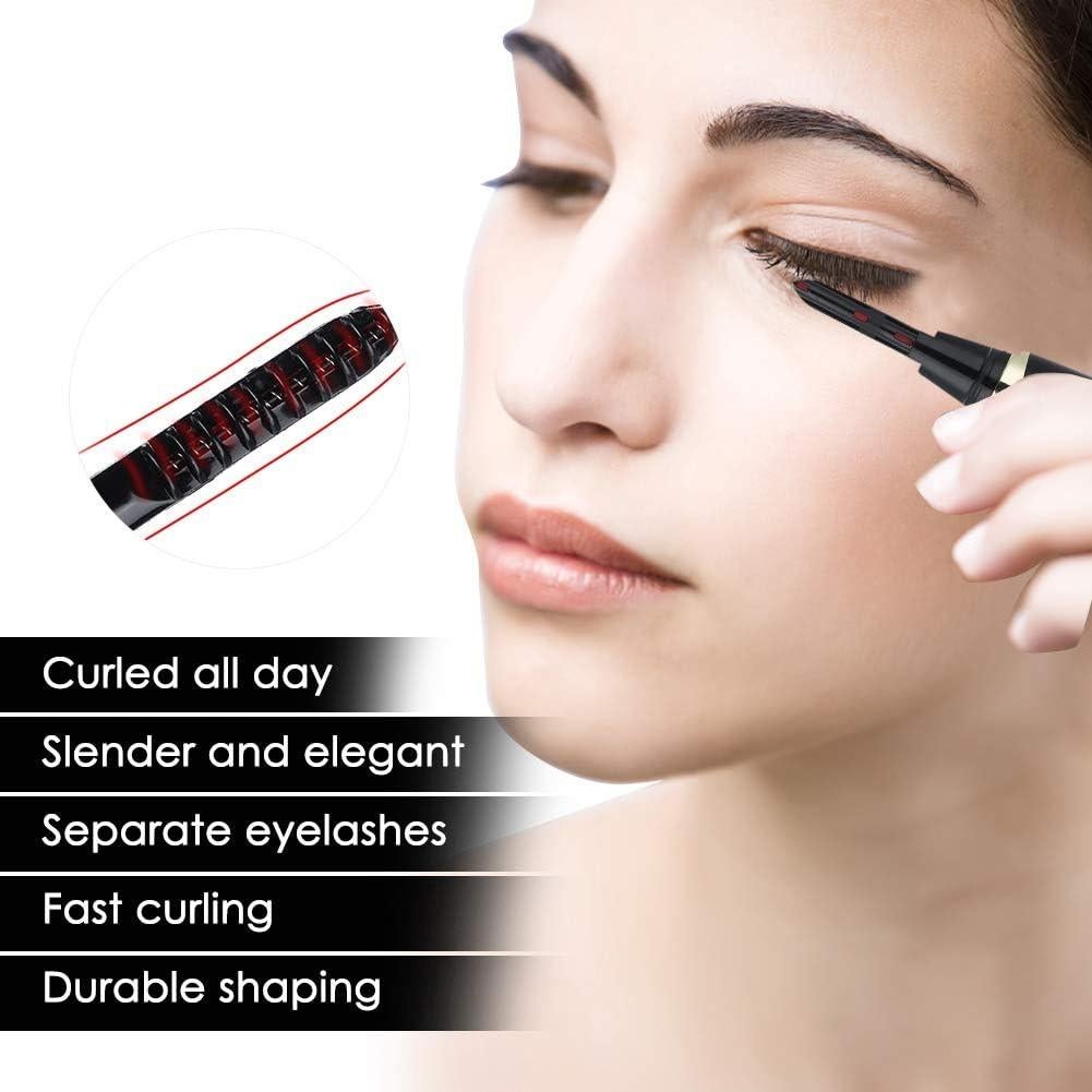 Rizador de Pestañas Eléctrico TMISHION Mini Portátil Negro