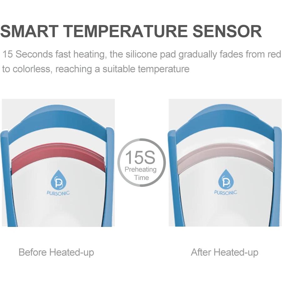 Rizador de Pestañas Calentado Pursonic COG380 - Rizado Duradero