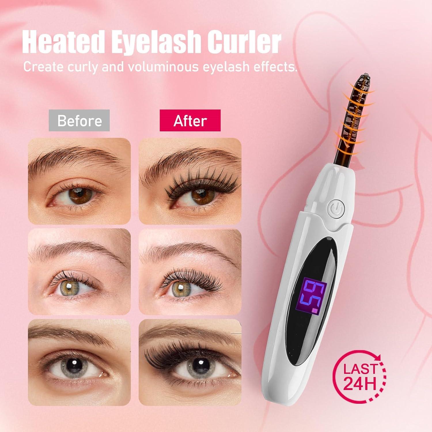 Rizador de Pestañas Eléctrico Shenlanbolt Blanco 3 Temperaturas