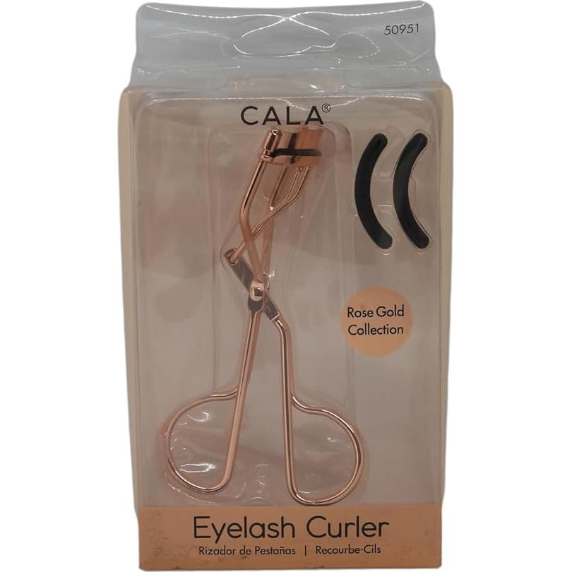 Rizador de Pestañas Cala ROSEGOLD con 3 Almohadillas