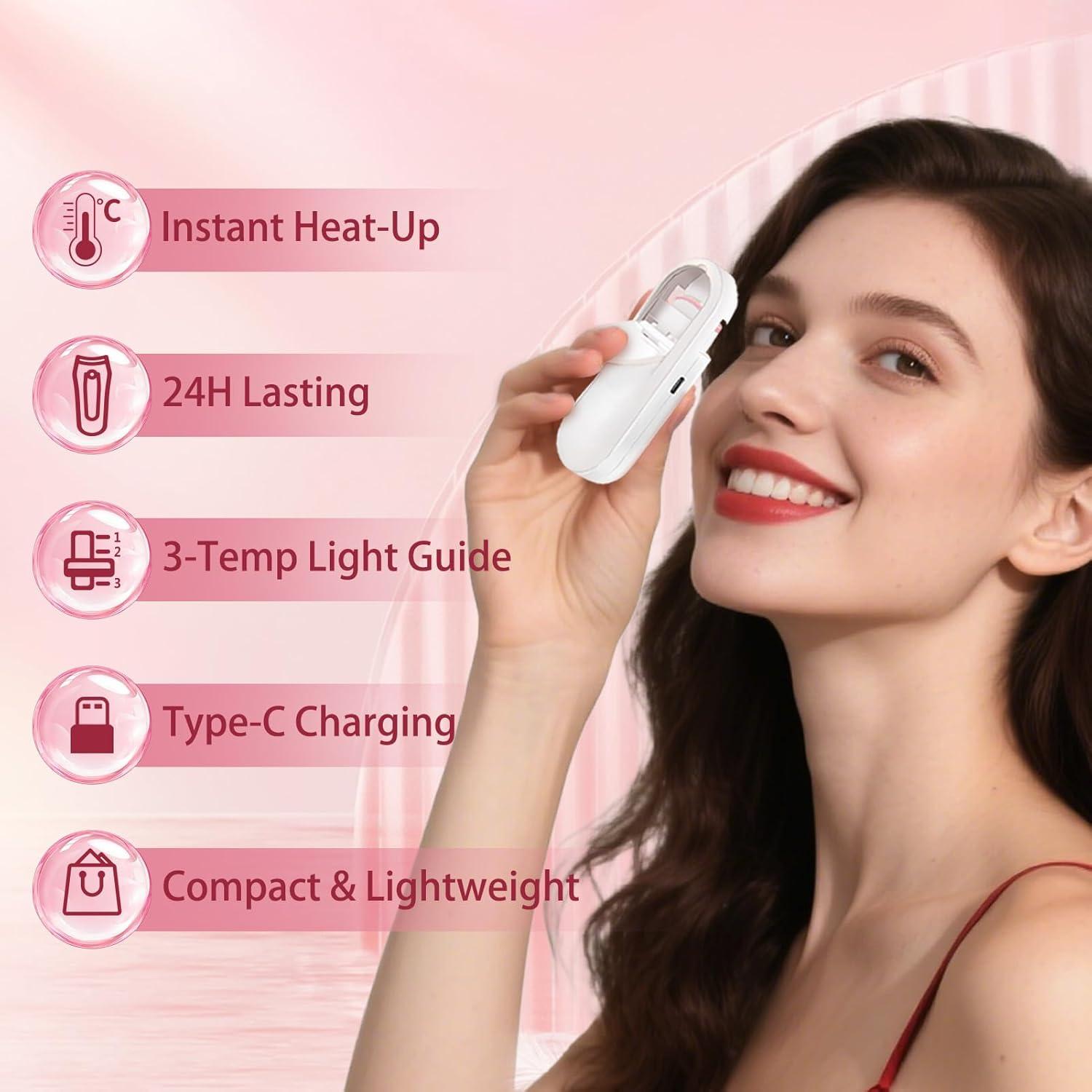 Rizador de Pestañas Eléctrico LinkUlySky 40-60°C Recargable