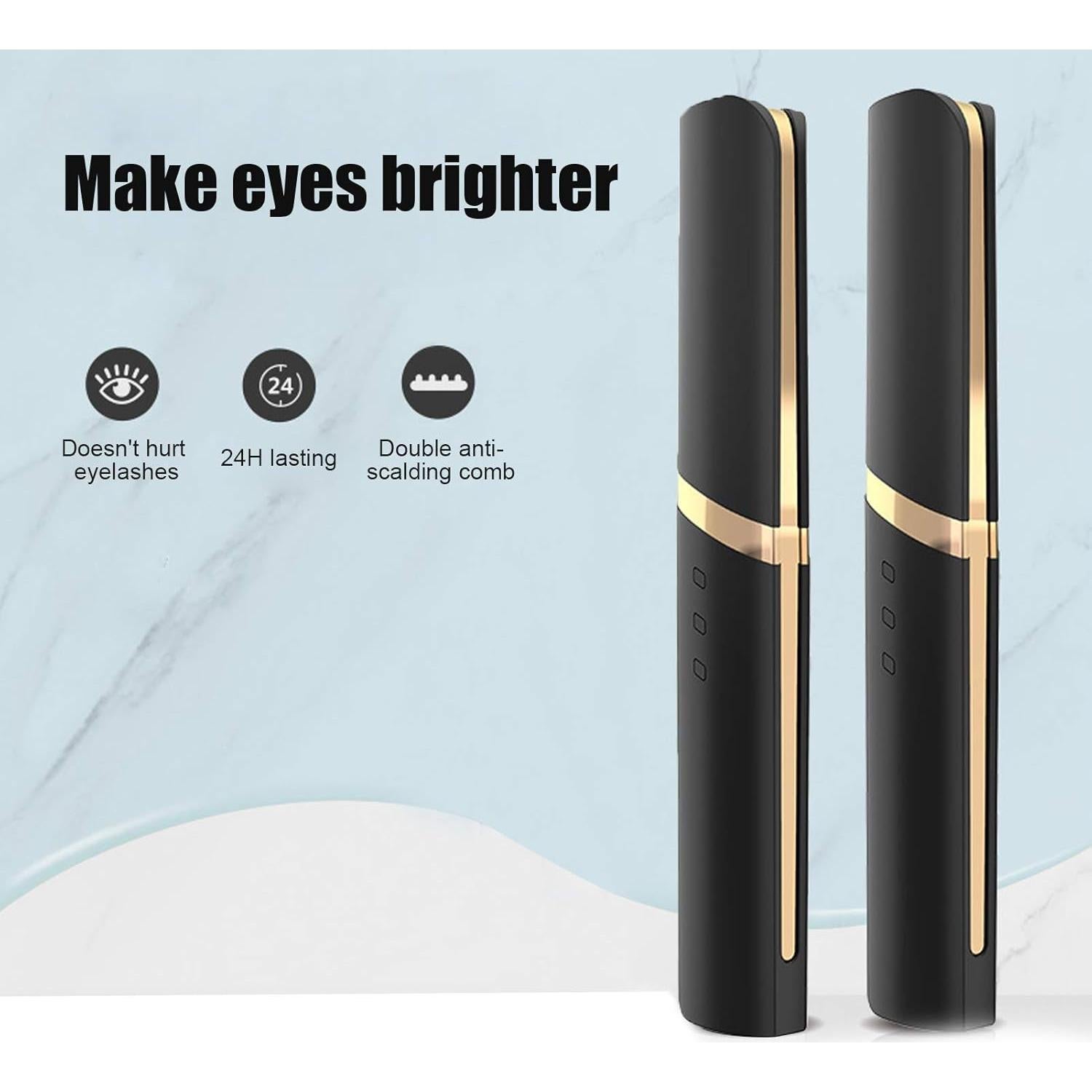 Rizador de Pestañas Eléctrico ZJchao USB 3 Niveles Ajustable