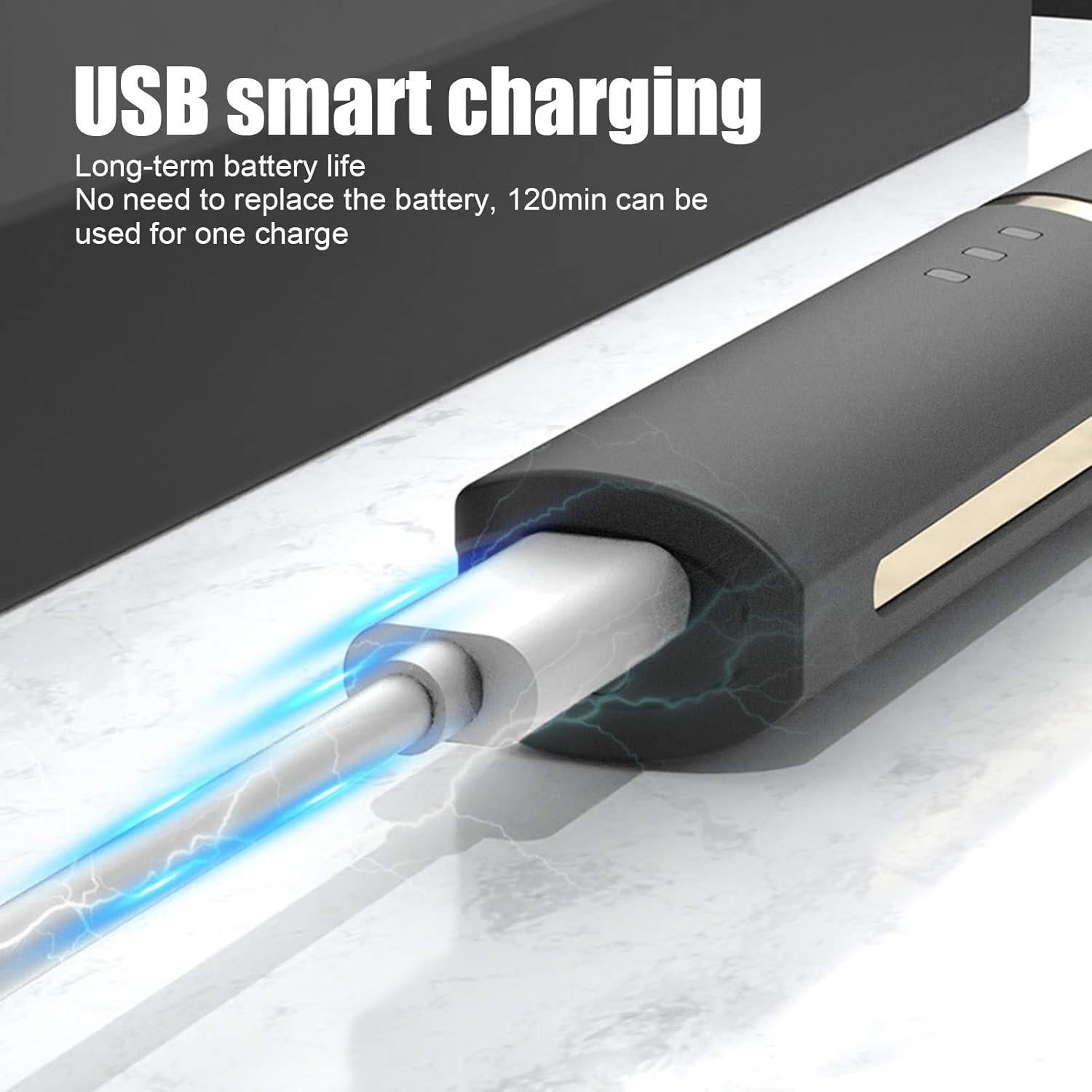 Rizador de Pestañas Eléctrico ZJchao USB 3 Niveles Ajustable