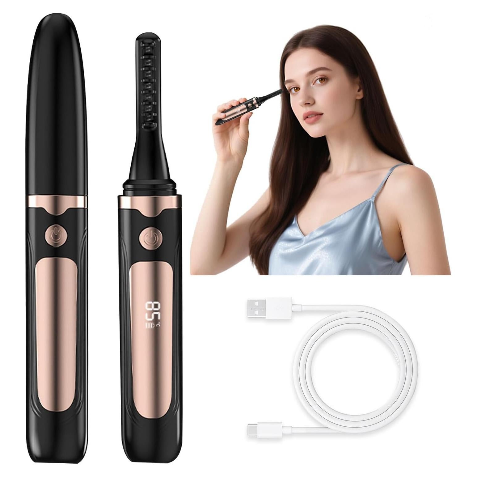 Rizadora de Pestañas Calentada Wrewing DDJM01 USB 4 Temperaturas