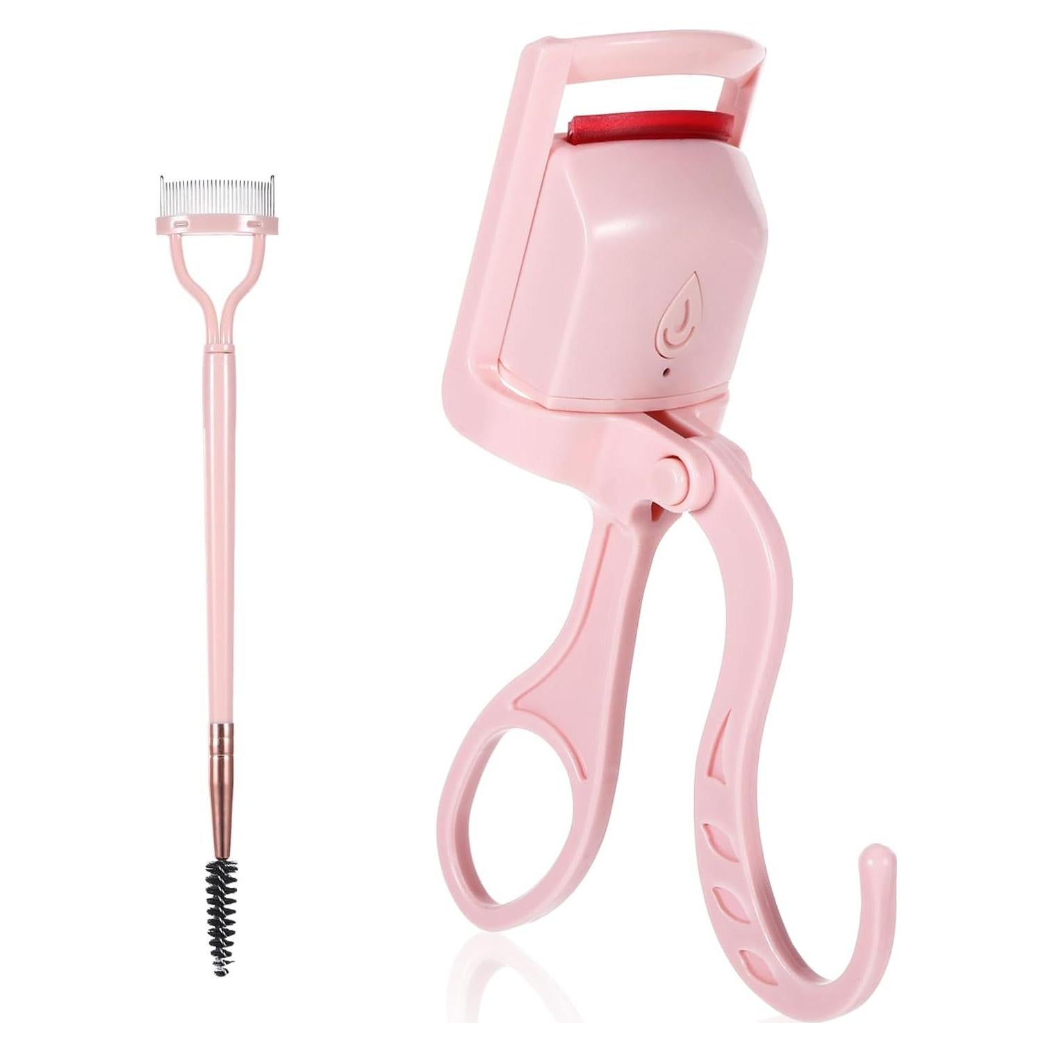 Rizador de Pestañas Eléctrico YOUNG-W Recargable 24h Rosa