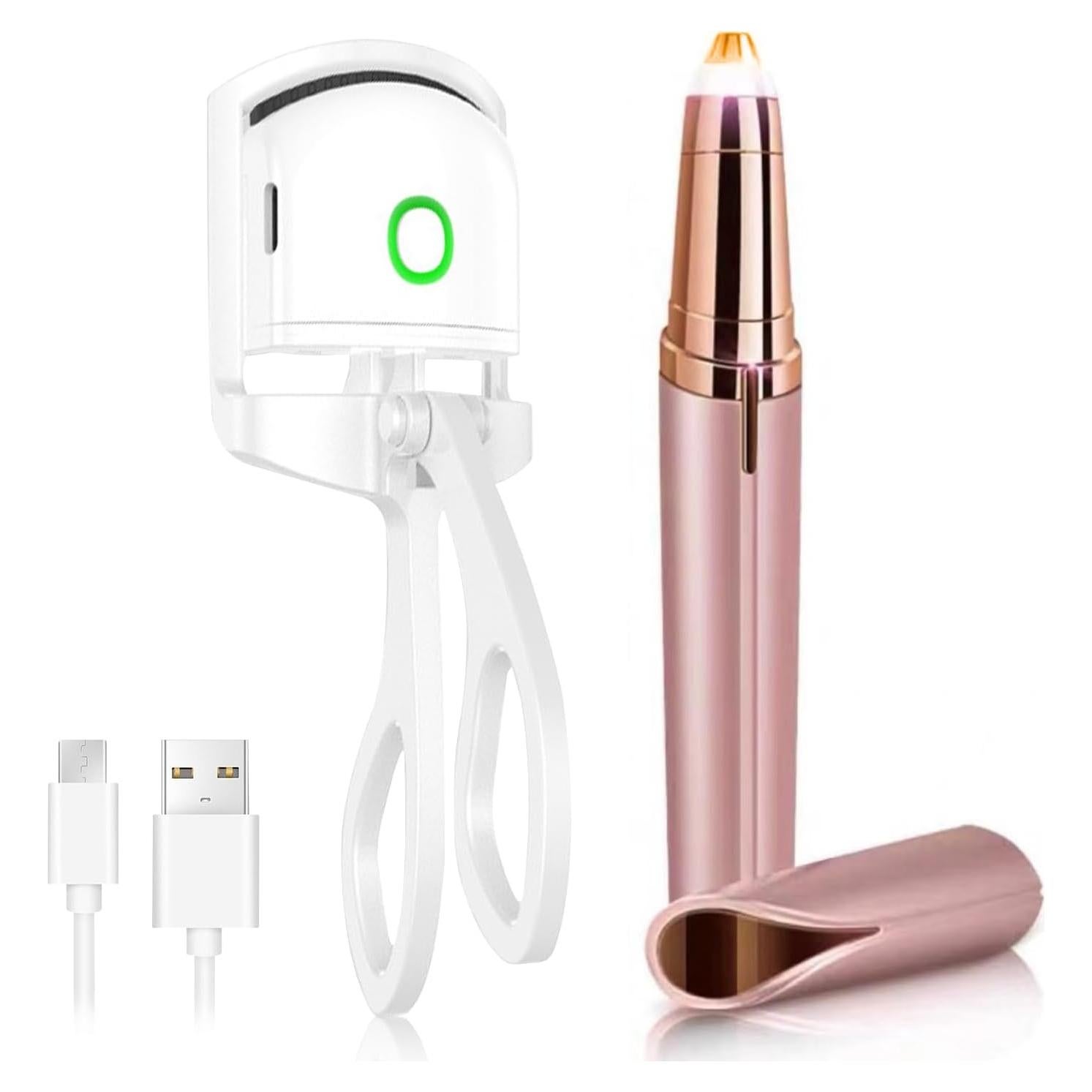 Kit de Rizadores de Pestañas y Recortador de Cejas JanQee