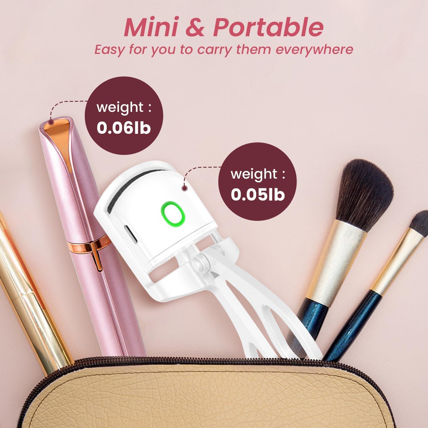 Kit de Rizadores de Pestañas y Recortador de Cejas JanQee