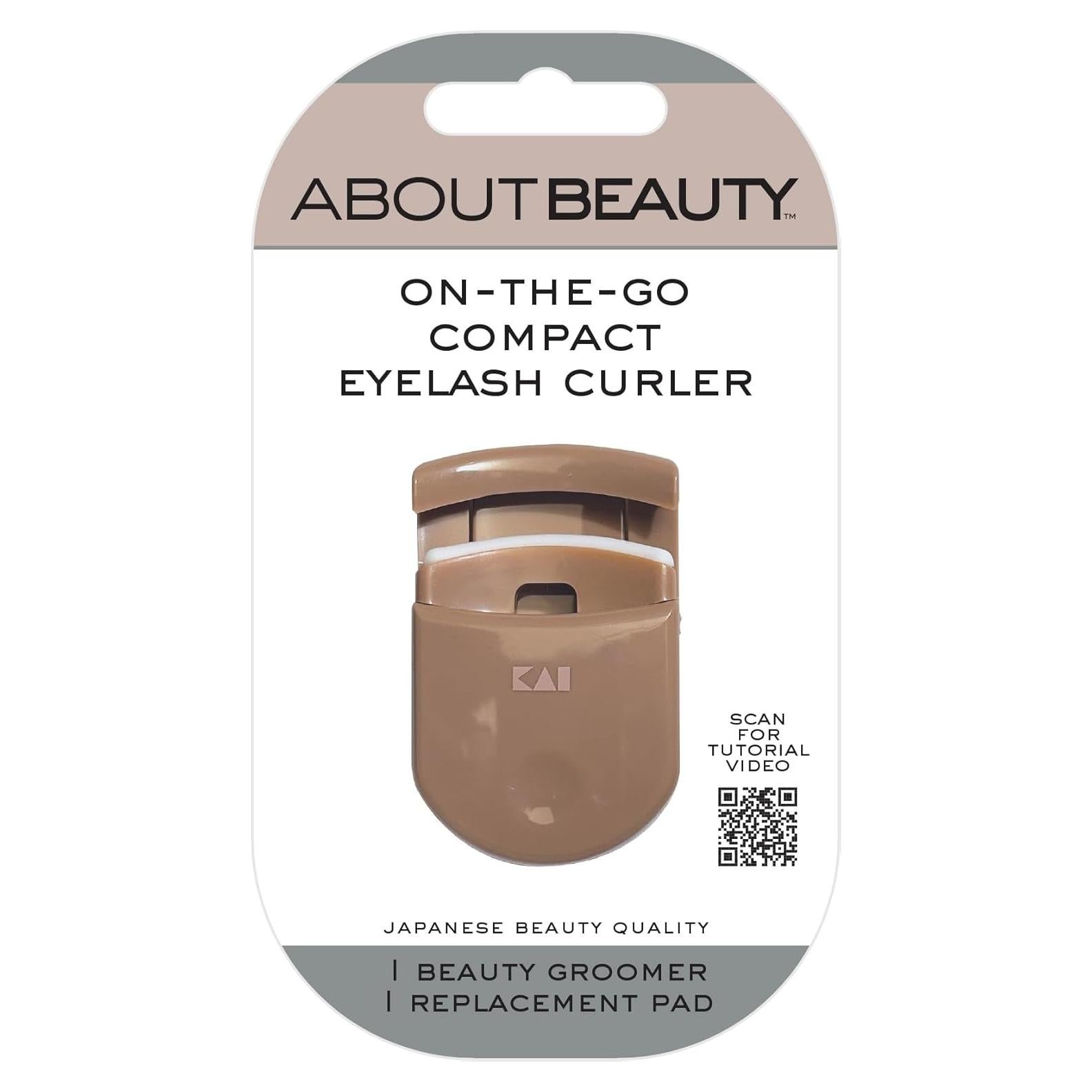 Rizador de Pestañas Compacto About Beauty con Almohadilla