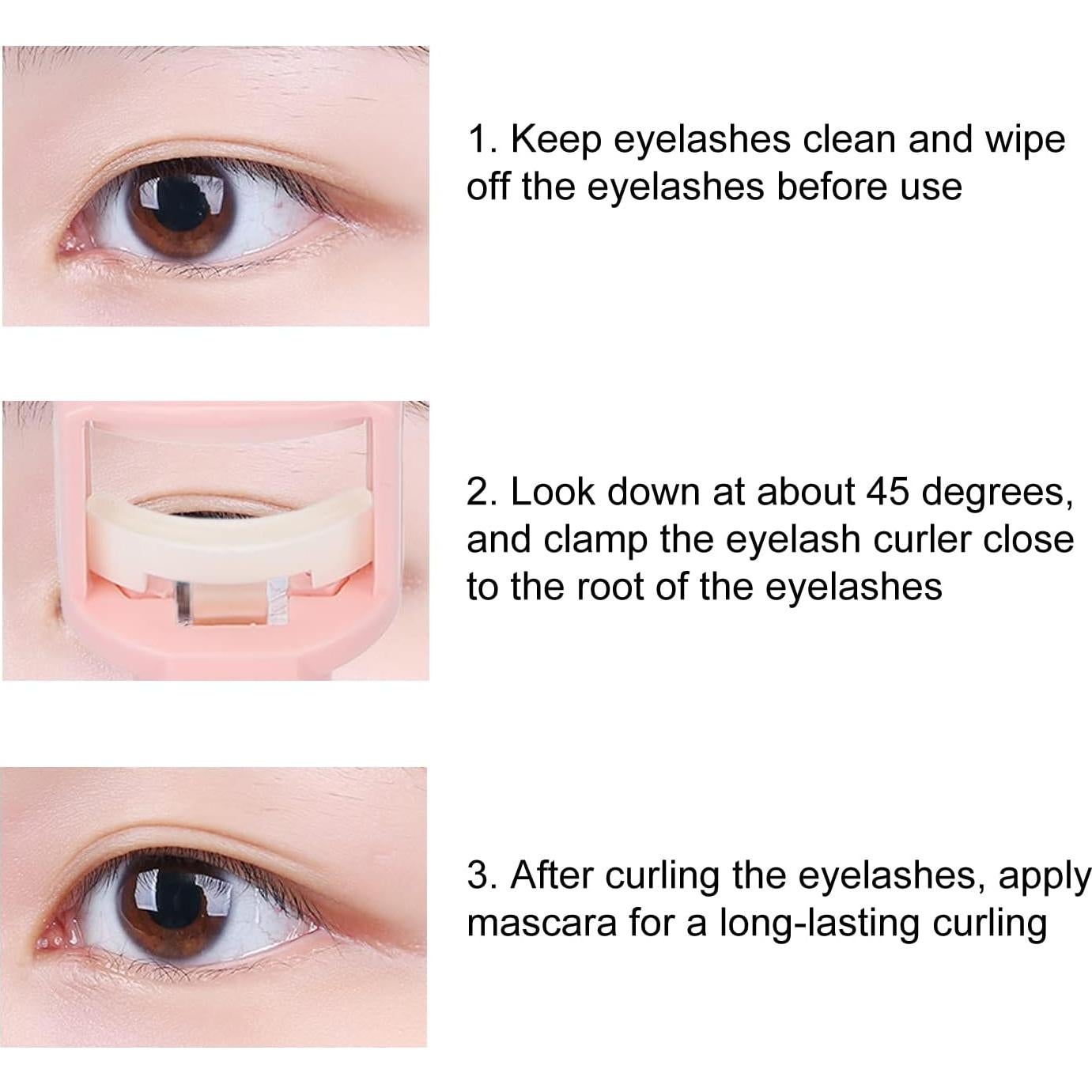 Rizador de Pestañas Milltrip Portátil Compacto Efecto Duradero