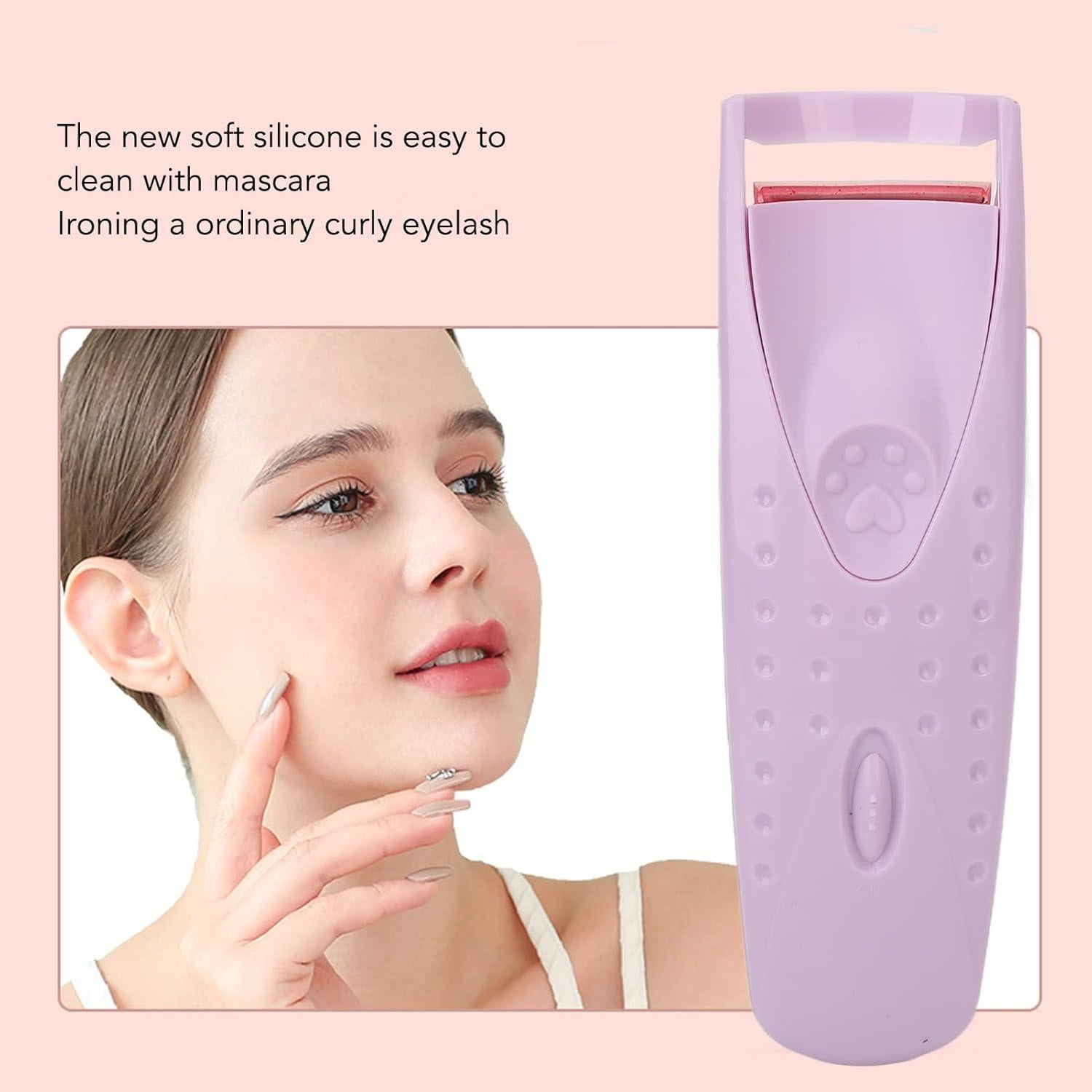 Rizador de Pestañas Eléctrico FILFEEL Calentado USB 50°C