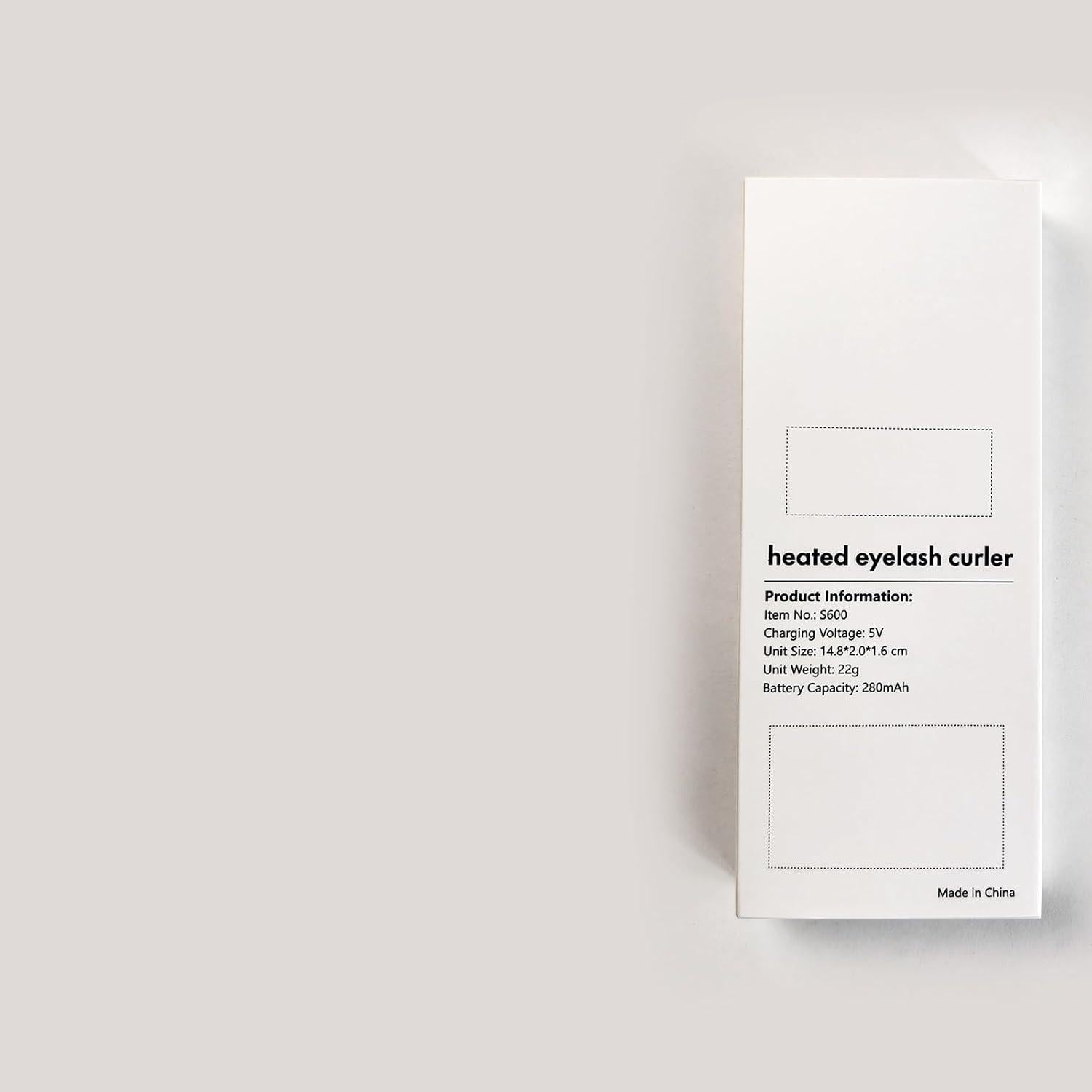 Rizador de Pestañas Eléctrico Tehoi S600, Recargable, LED, 60-90°C